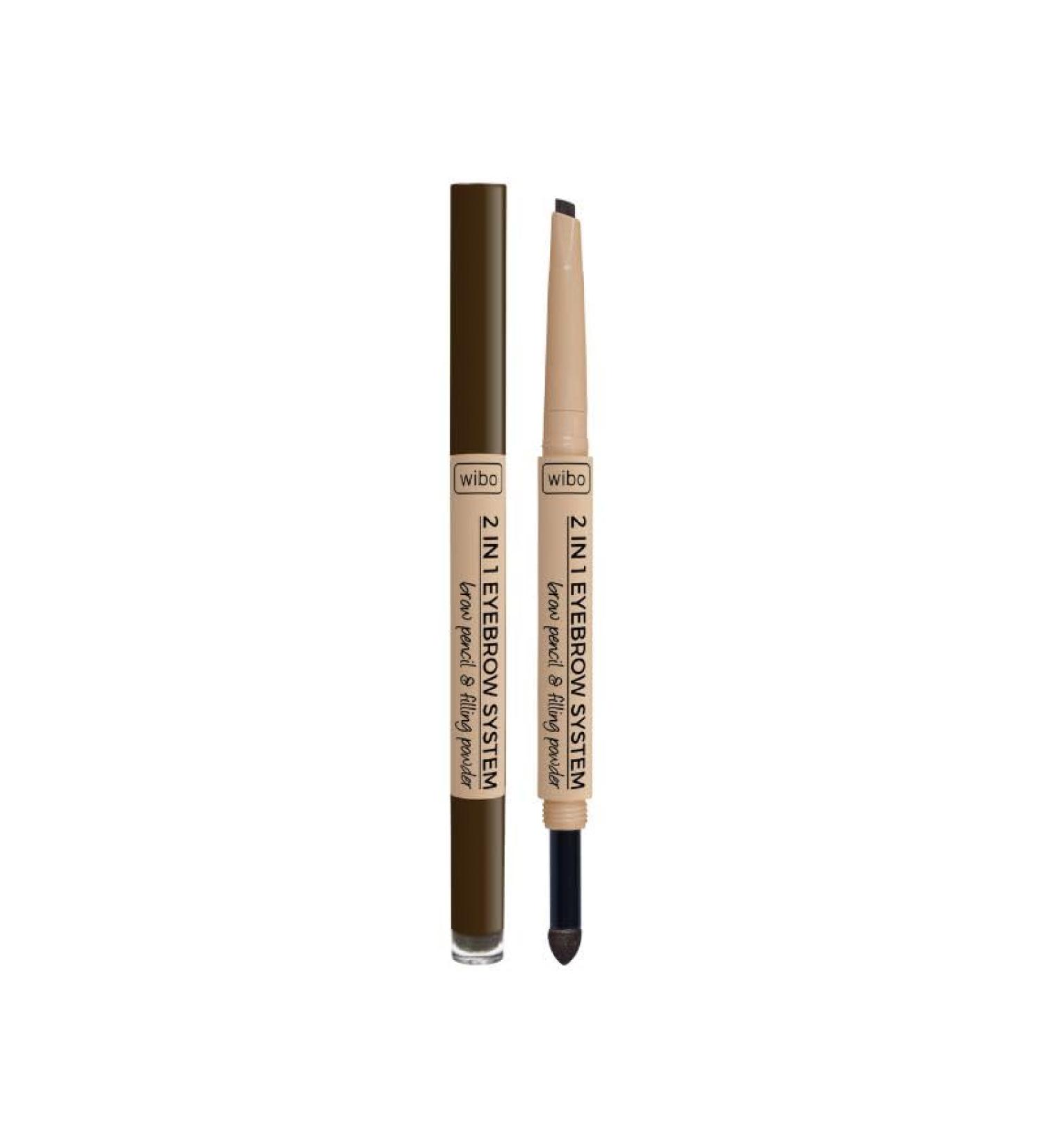 WIBO WIBO 2 IN 1 EYEBROW SYSTEM EYEBROW PENCIL NO 3 2G