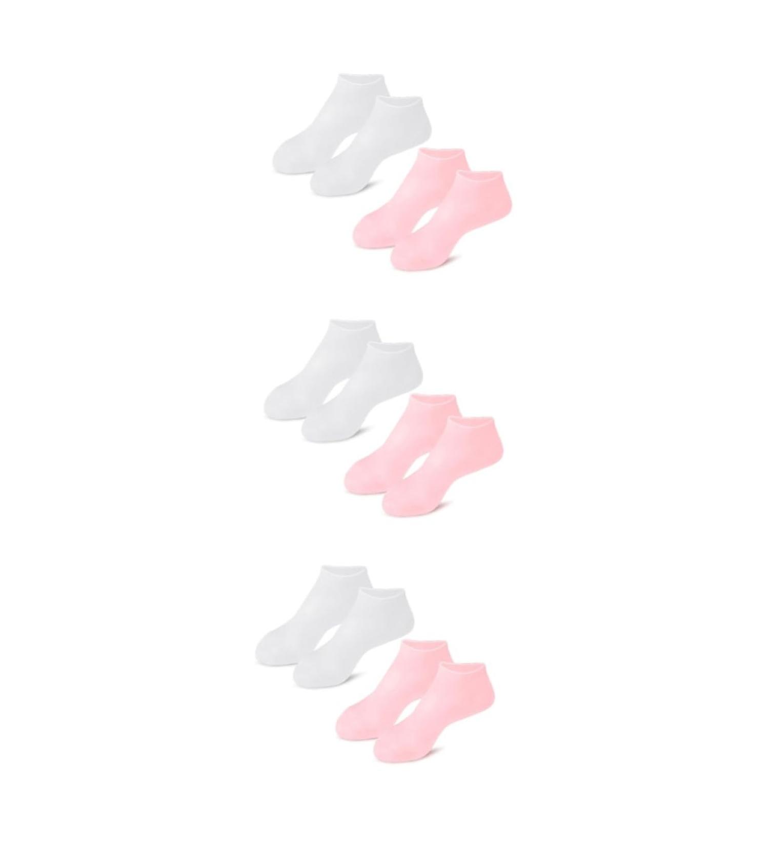 FOMIYES 6 Pairs Exfoliating Moisturizing Socks Foot Heel Socks for Dry Cracked Feet Heal Socks Spa Socks Cuticles Socks Cracked Heel Lotion Pedicure Sebs Cosmetic Miss Skin Friendly - Buy Online on GoSupps.com
