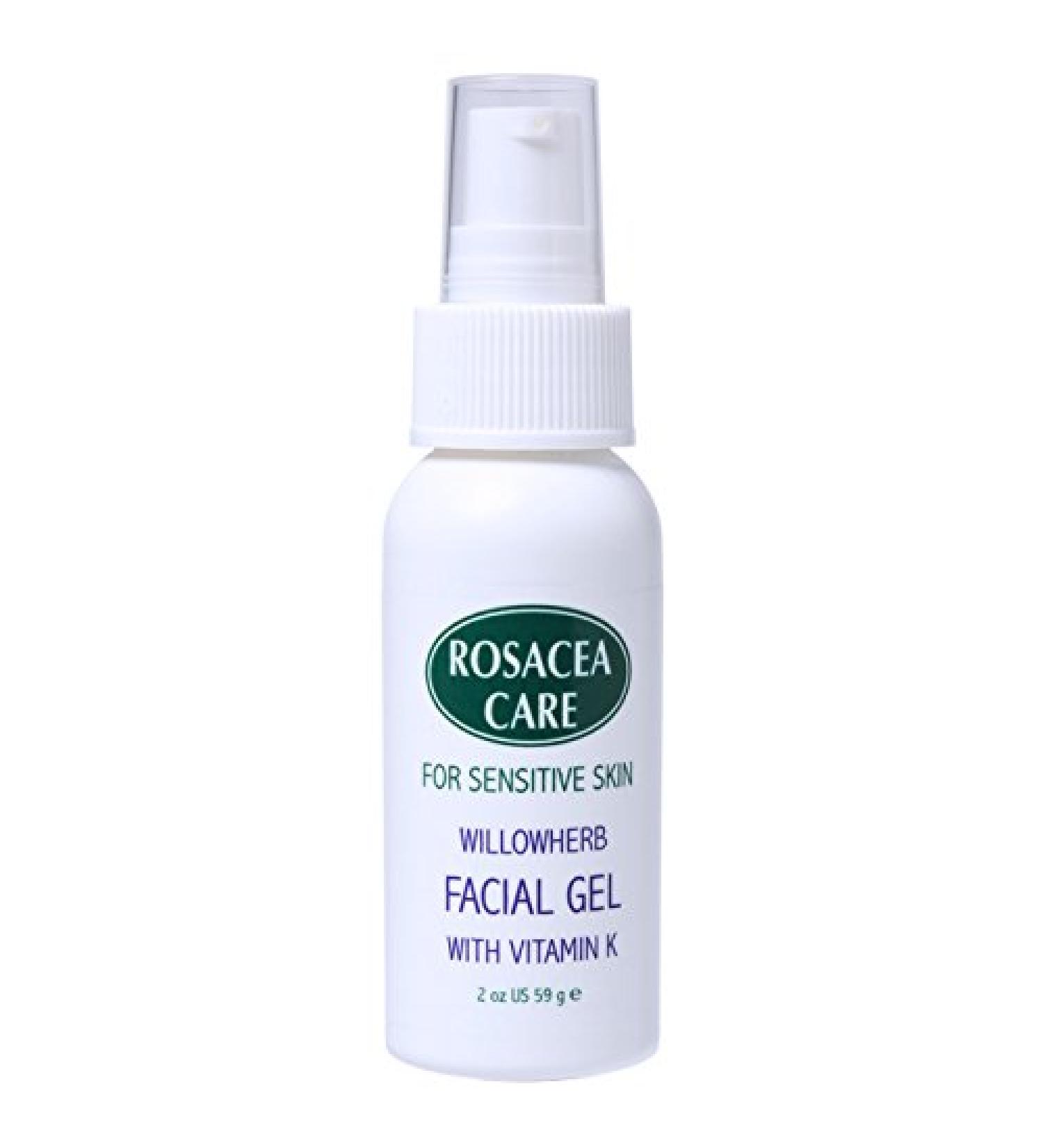 Facial Gel Deep Hydration effective for rosacea reducing redness moisturizing healing non-oily (2 Oz)