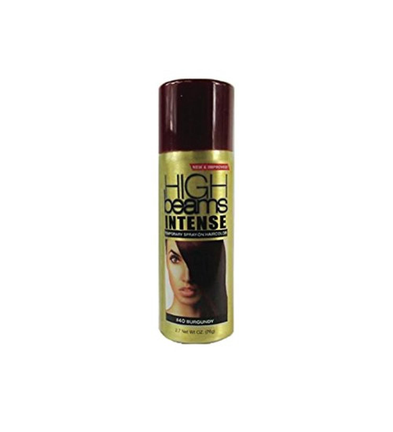 High Beams Intense Spray-On Hair Color - Burgandy 2.7 Oz - Temporary Color Highlight for Hair - Ideal for Streaking & Tipping - Washes Out Easily - 1 Pack - Buy Online on GoSupps.com