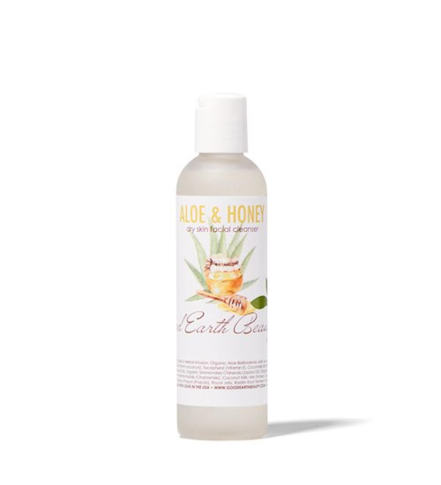 Facial Cleanser - Aloe Coconut Milk & Honey for Dry Skin- Face Wash - 4 Ounce