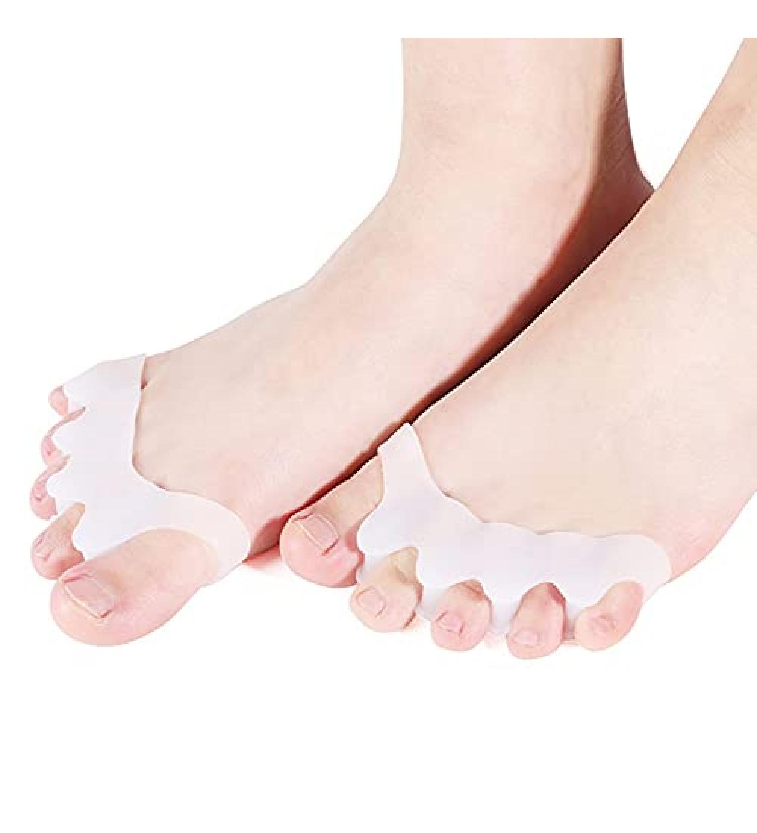 Toe Spreader Set for Hallux Valgus | Silicone Toe Separator & Hammer Toe Correction - Unisex Solution - Buy Online on GoSupps.com