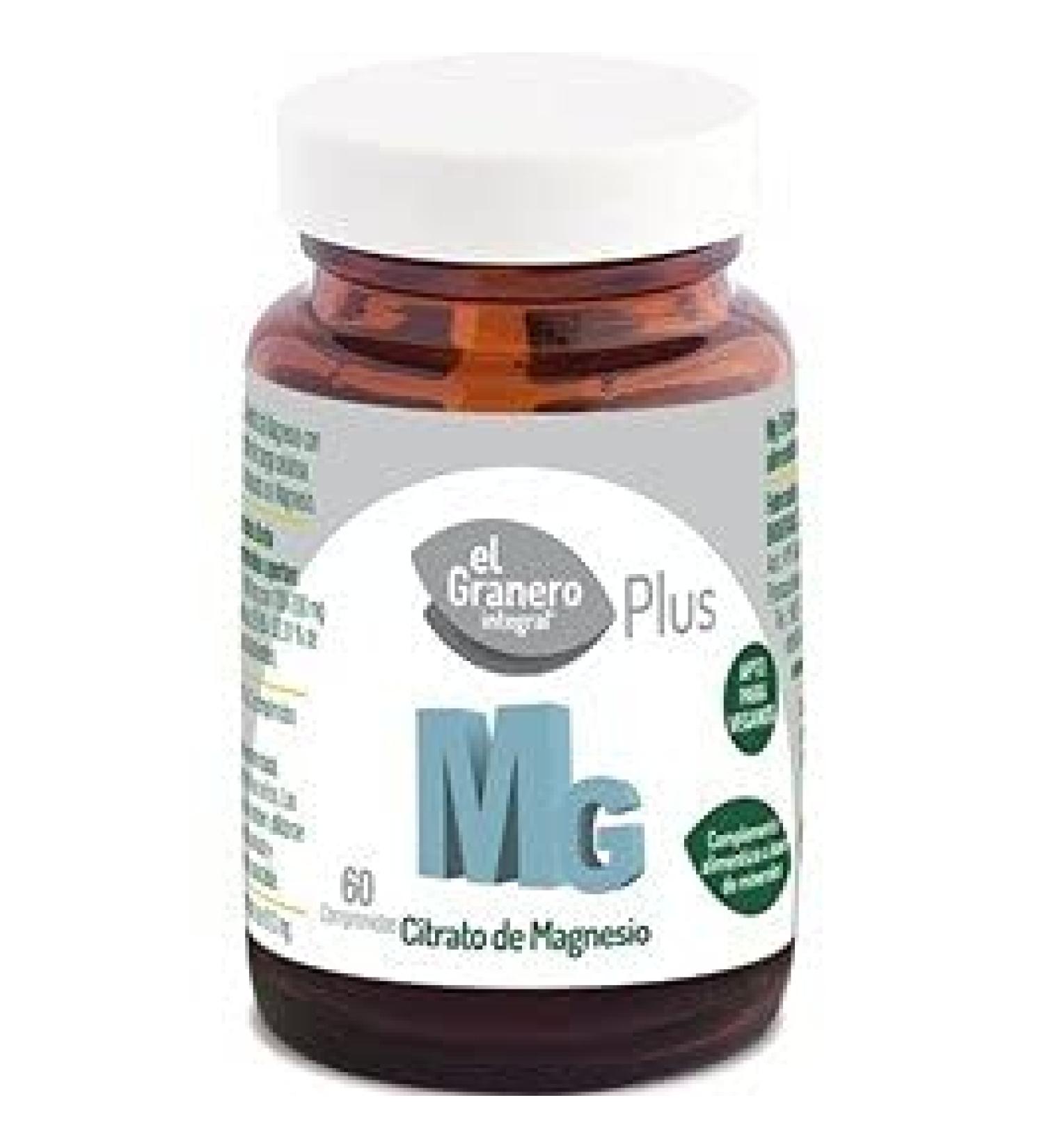 The Whole Grain Granary El Granero Integral Mg 500 Magnesium Citrate 60 caps