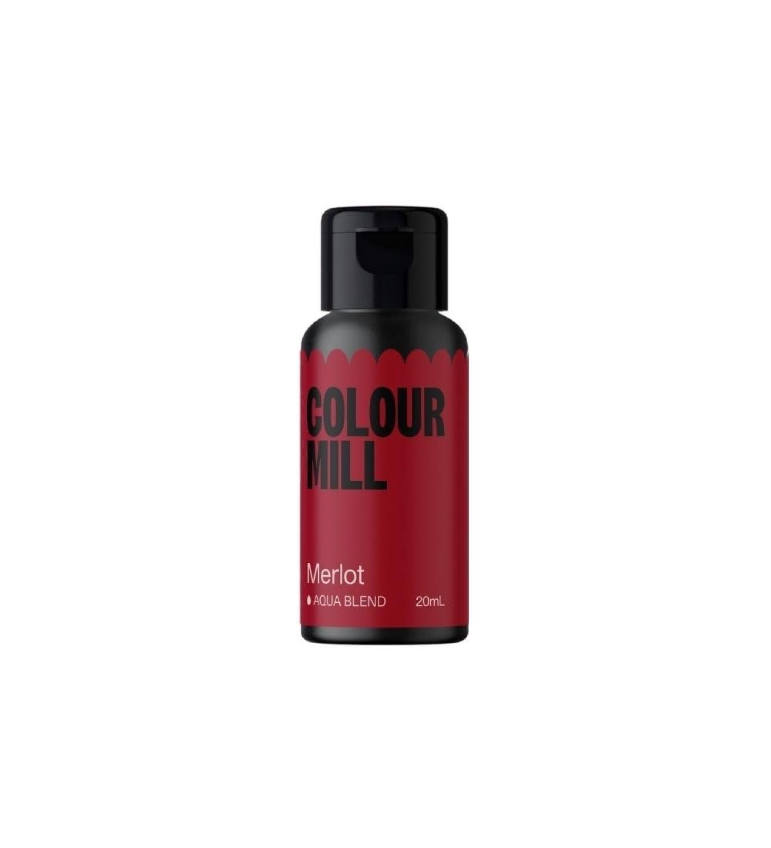Colour Mill Food Colouring - Merlot - Water Based Food Colouring Liquid - 20ml - Ideal for Cake Baking and Decorating - Vegan Food Colouring - Buy Online on GoSupps.com