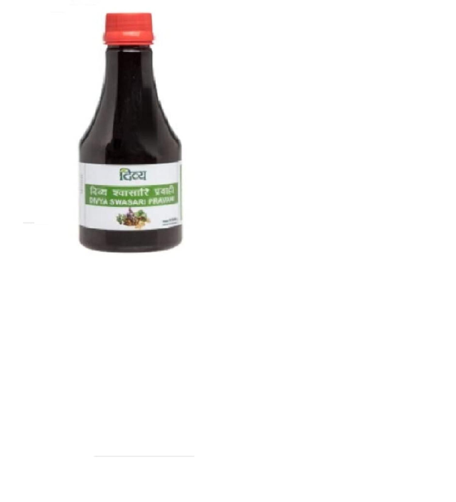 Patanjali Divya Swasari Pravahi 250ml - Natural Respiratory Health Tonic - Buy Online on GoSupps.com