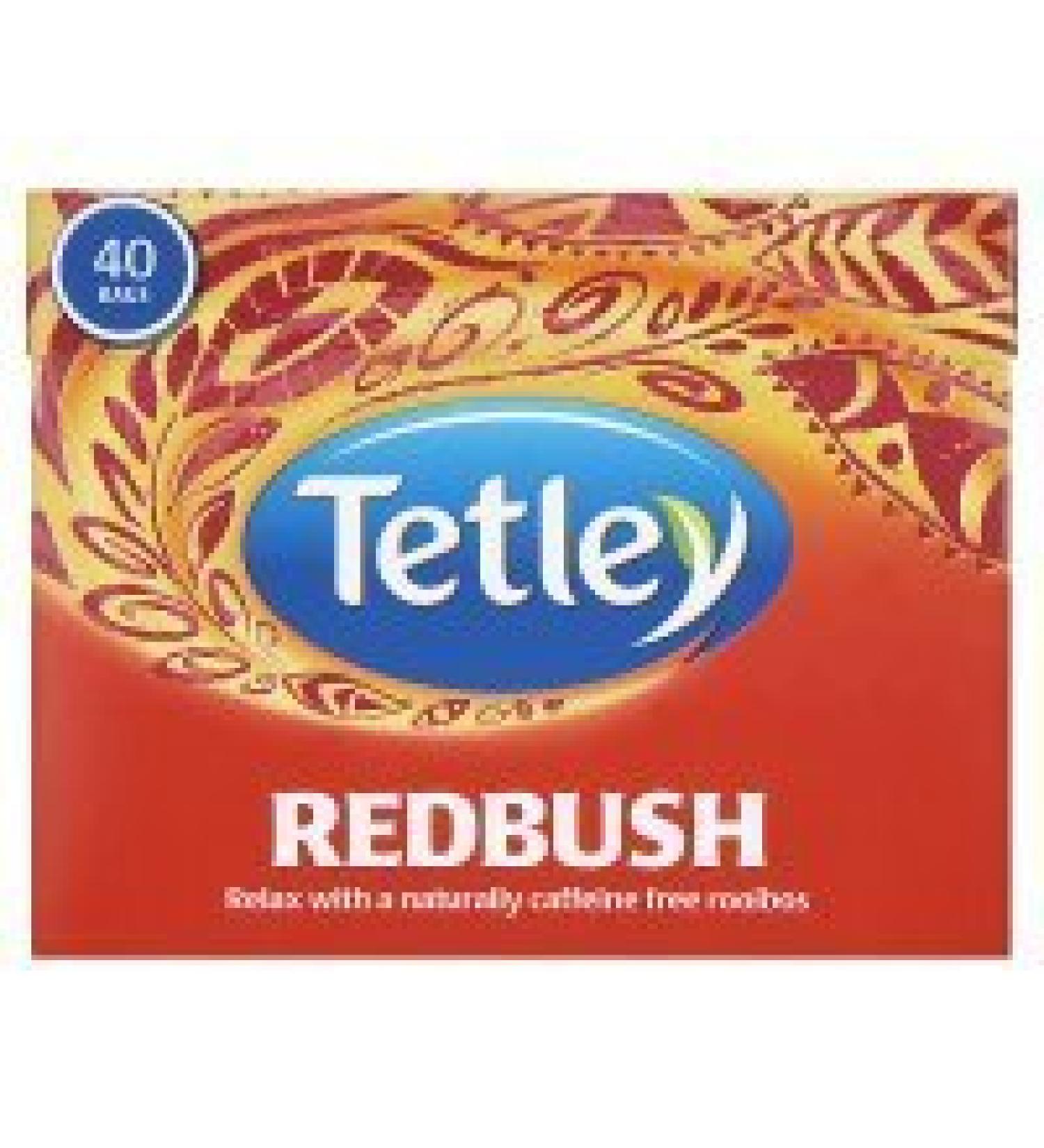 Tetley Tetley Redbush Tea Bags 40 per paquet
