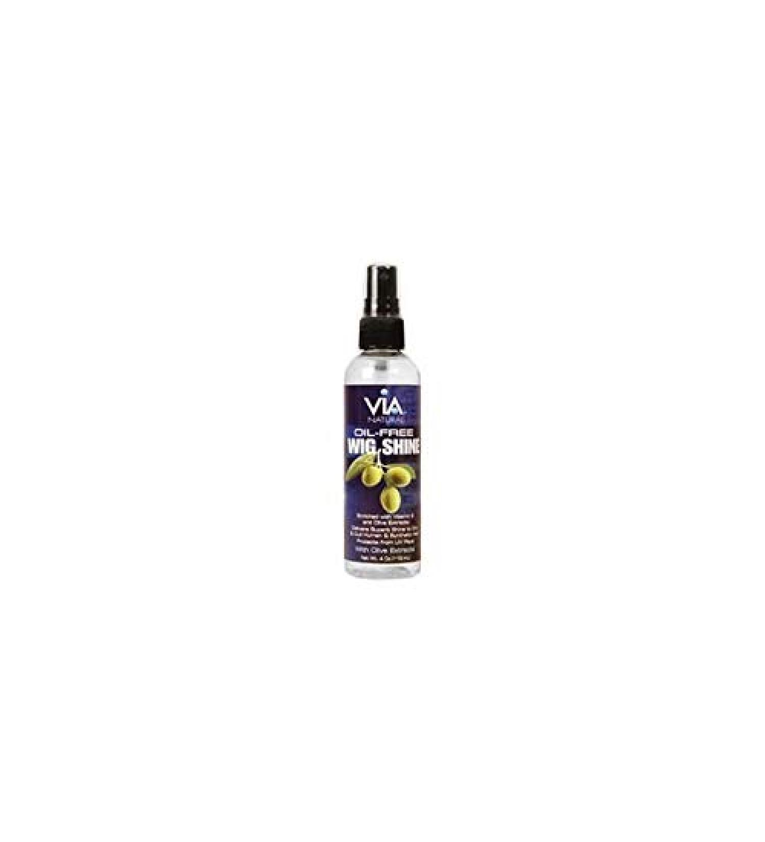 Via Natural Oil Free Wig Shine 4 Oz