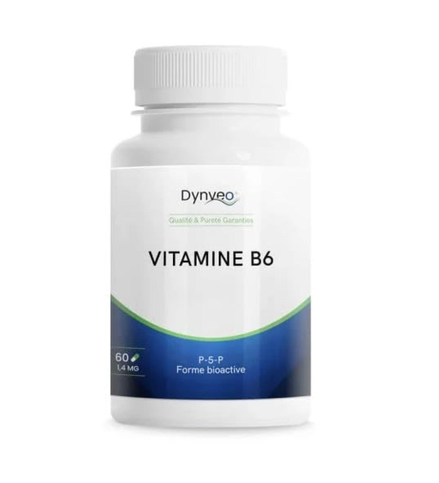 Vitamine B6 Active - Forme coenzym e bioactive P5P (pyridoxal 5-phosphate) - Syst me nerveux Immunit nergie - 100% VNR - Haute assimilation - Sans additifs - Vegan - 60 g lules (2 mois) - Dynveo - Buy Online on GoSupps.com