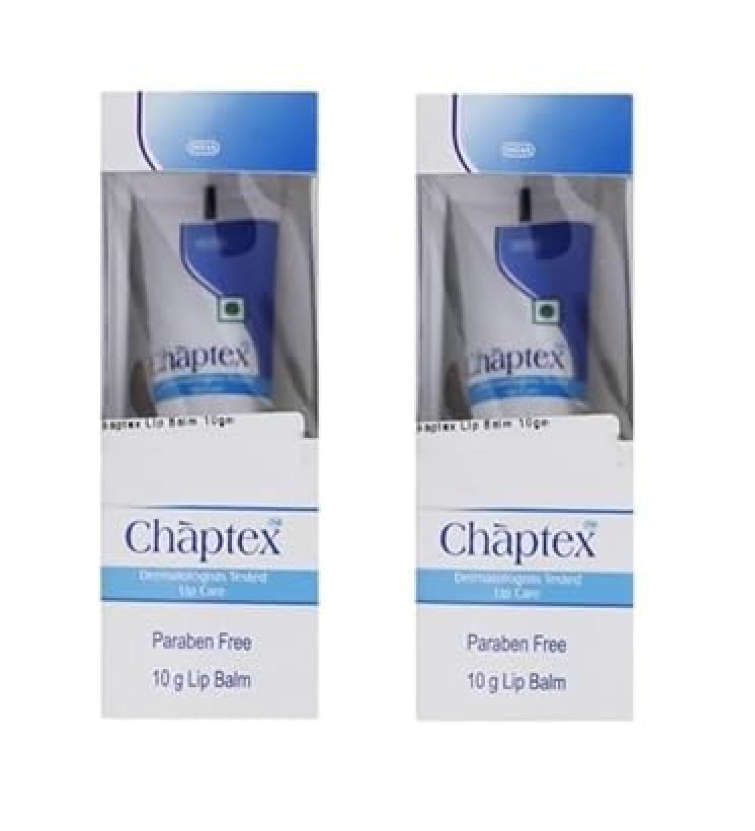 (Pack of 2) Chaptex Lip Balm (10gm Each) - by Healthcart17