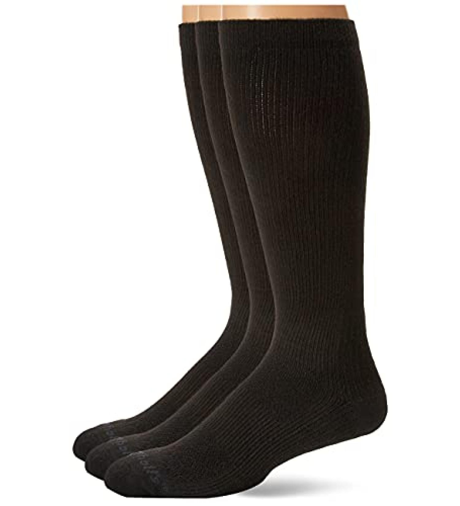 Dr. Scholl's Men's Compression Over the Calf Socks - Moisture-Wicking - 1 & 3 Pair Packs - Buy Online on GoSupps.com