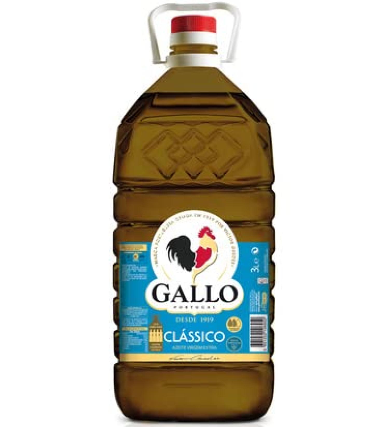 Exclusive Portuguese Gallo Extra Virgin Olive Oil Classic/Azeite Classico - 3L