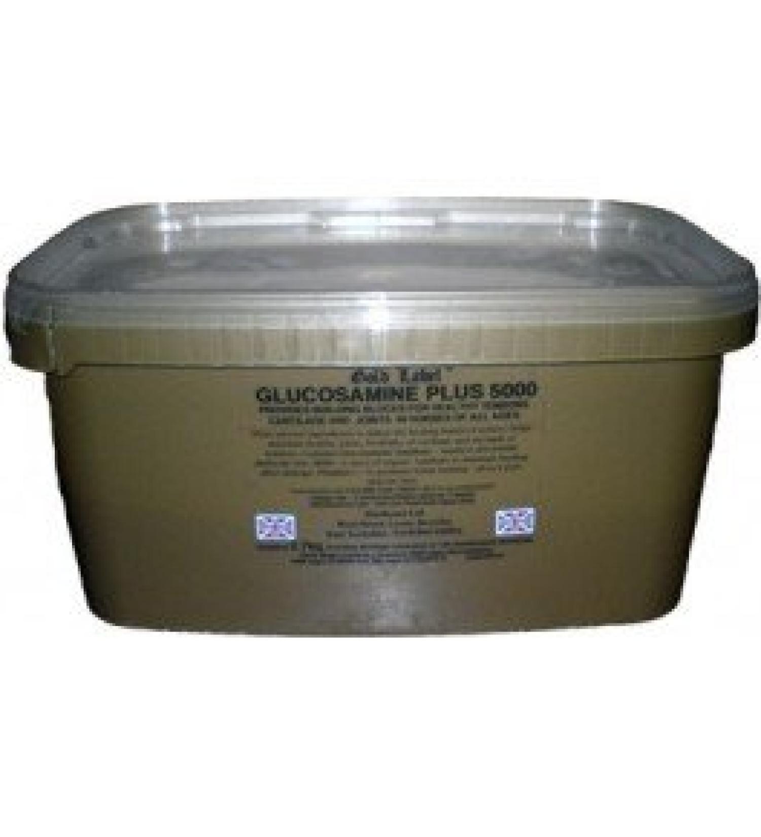 "Gold Label" 2.7kg Glucosamine Plus 5000 Supplement For Horses - For Healthy Tendons, Cartilage And Joints In Horses Of All Ages.