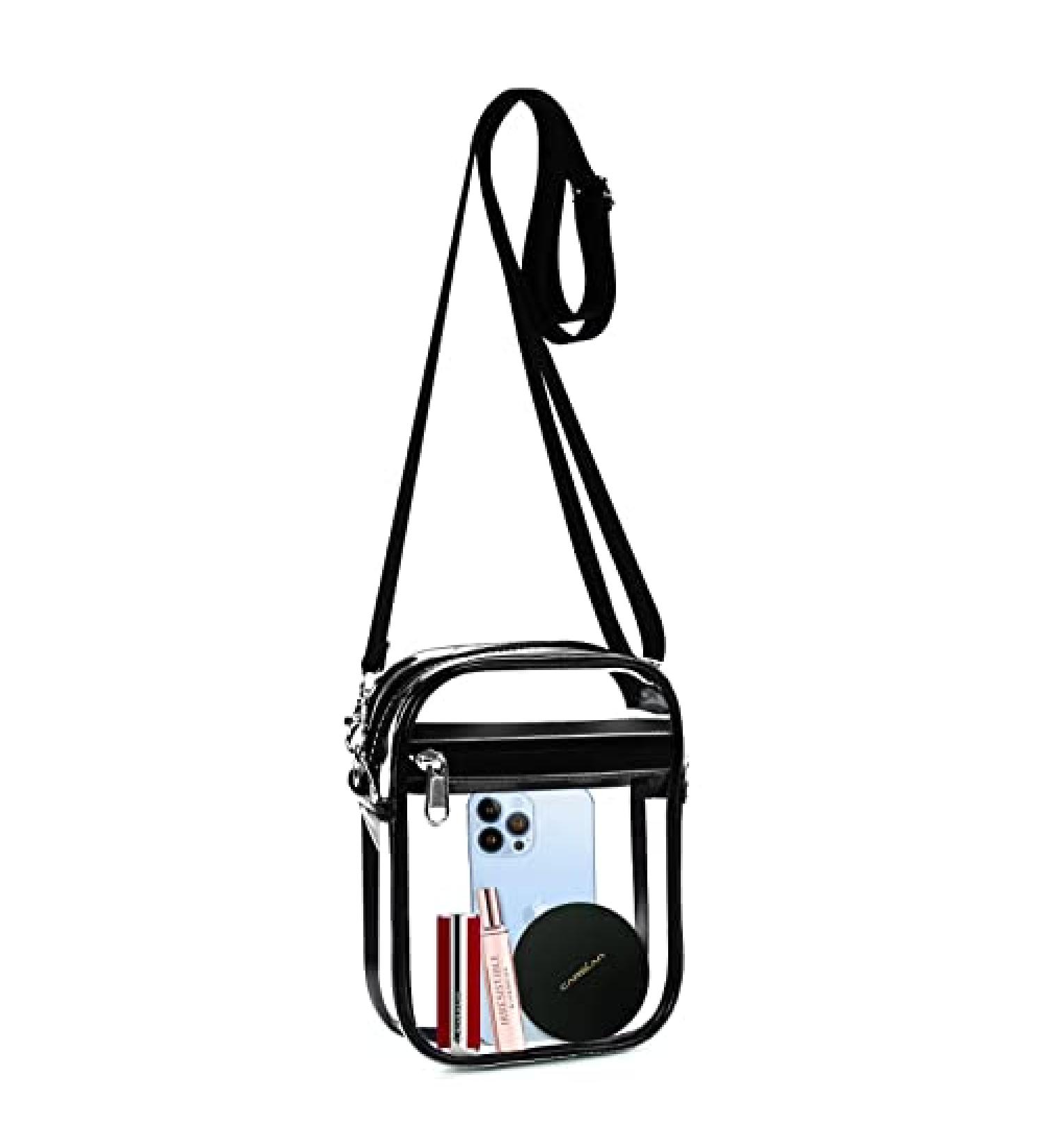 Armiwiin Small Clear Crossbody Stadium Bag for Women - Stadium Approved Clear Purse for Sports Events - Buy Online on GoSupps.com