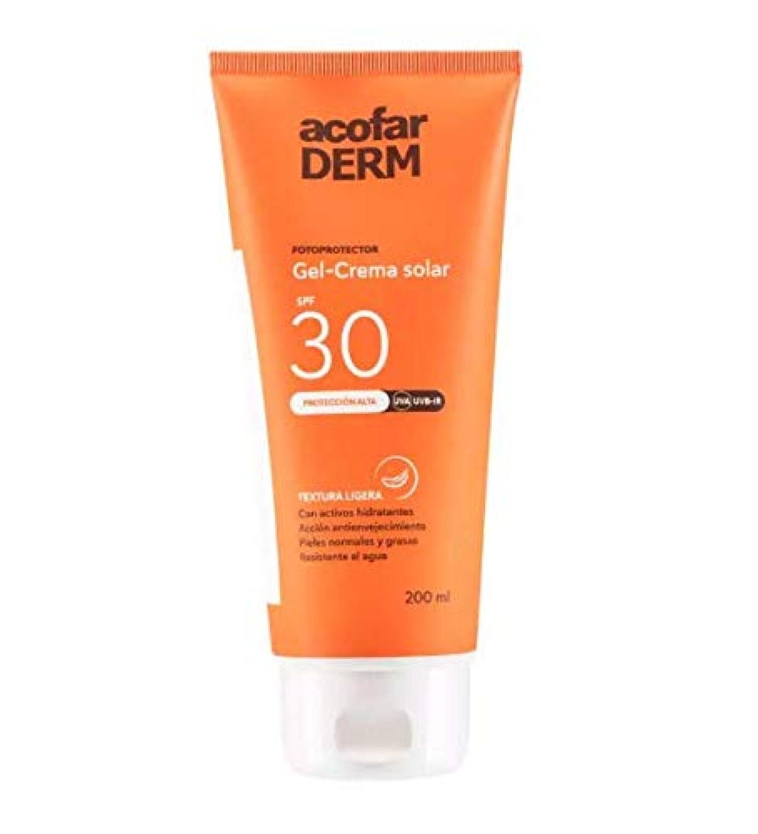 Acofarderm Sunscreen Gel SPF 30 200ml