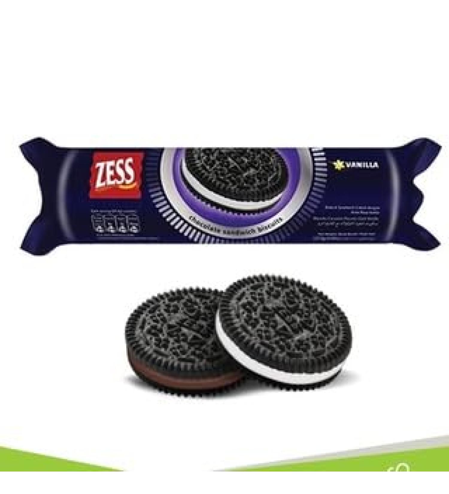 ZESS Cream Sandwiches Cookies 127.4gmx1pkt (Vanilla/Choco) (MY) - Buy Online on GoSupps.com