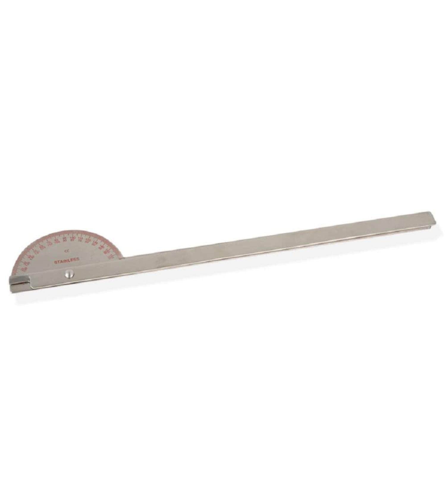 Gima Goniometer with Long Arms - Stainless Steel Joint Measurement Tool (35 cm 14 in 360 180 ) - Accurate & Durable for All Joints - Buy Online on GoSupps.com