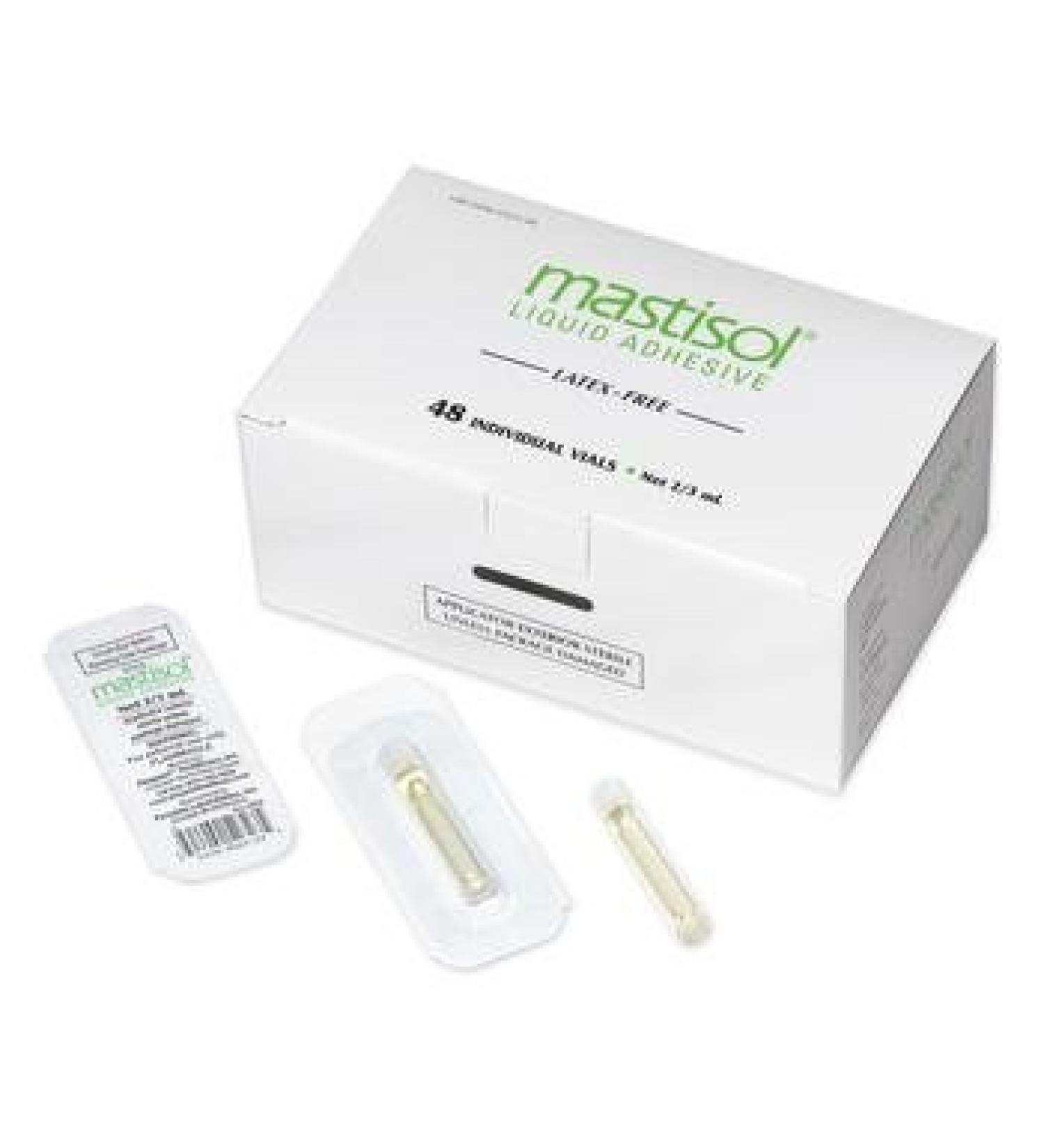 Mastisol Liquid Adhesive / Adherent Box of 48 2/3cc Vial