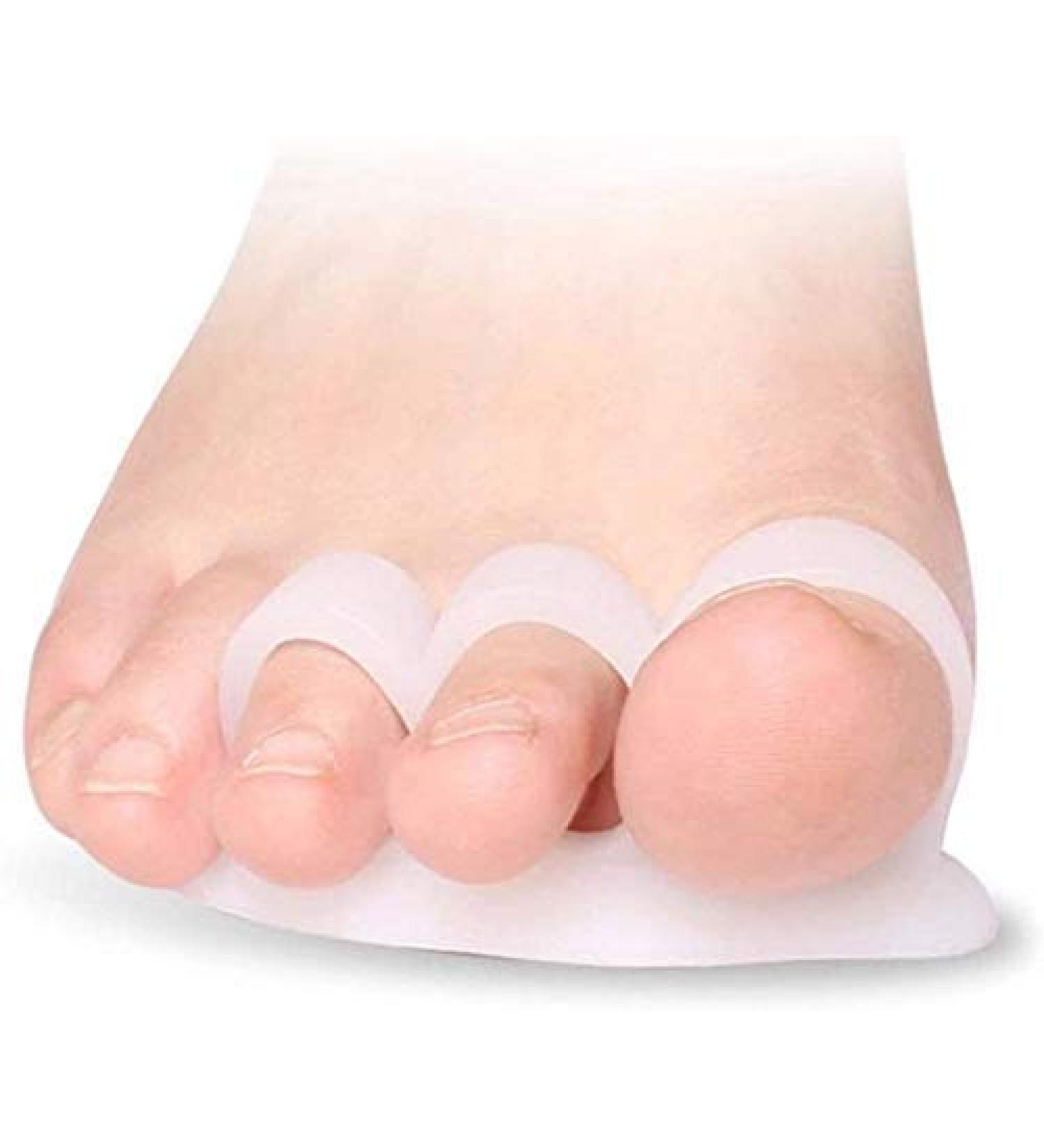 ENPAP 5 Pairs Hammer Toe Straightener and Corrector - Soft Gel Crests Splints for Foot Pain Relief and Overlap Prevention - Men & Women - Buy Online on GoSupps.com