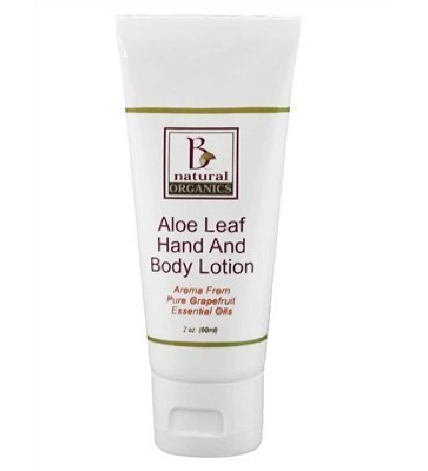 Be Natural Organics Aloe Leaf Lotion 2 Oz (60 ml)