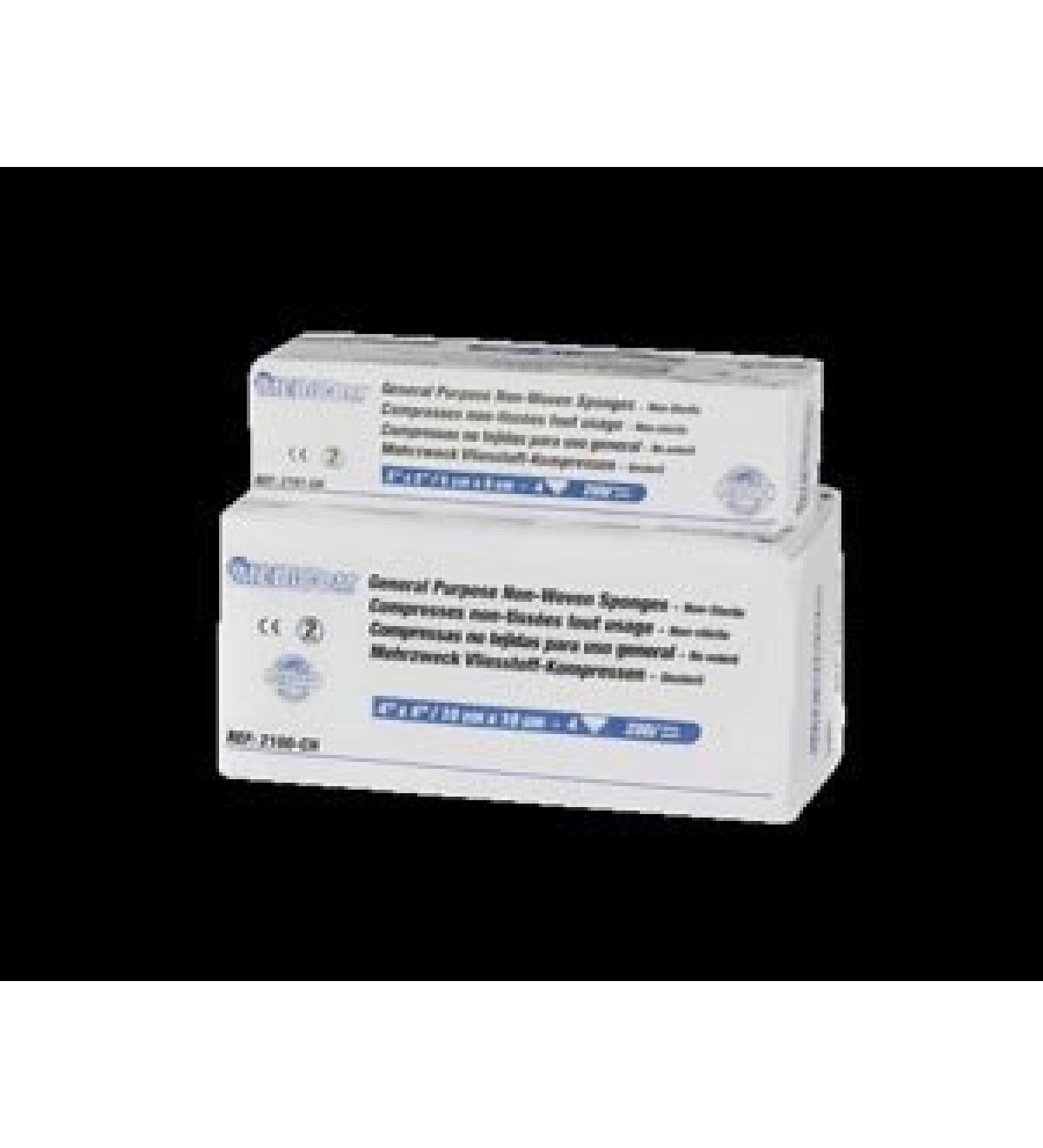 Medicom 4544 SafeGauze Premium Sponges with Diamond Aperture 4" Length 4" Width