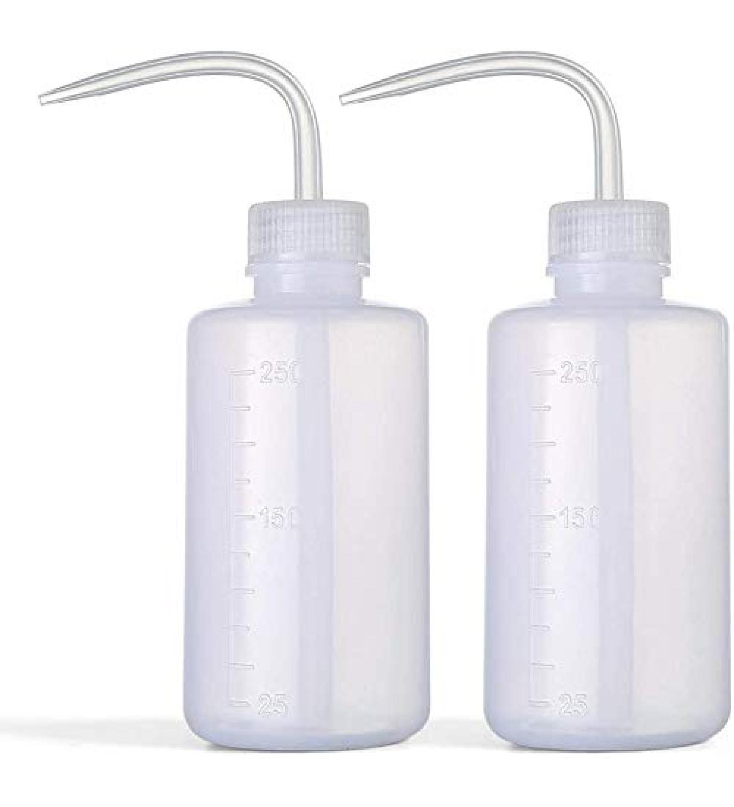 2pcs 250ml Donstraw Wash Bottles - Plastic Squeeze Watering Tools with Scale Labels - Ideal for Medical, Succulent, Cleaning - Buy Online on GoSupps.com
