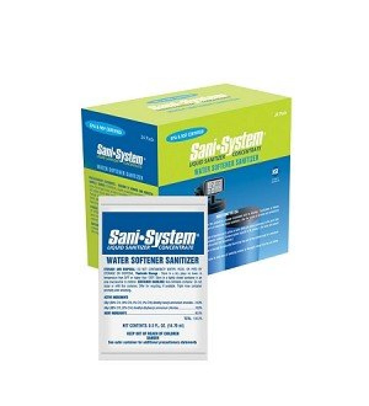 Pro Products SANI-SYSTEM Liquid Sanitizer Concentrate (24 oz) for Water Softeners, RO Units, Water Coolers - Buy Online on GoSupps.com