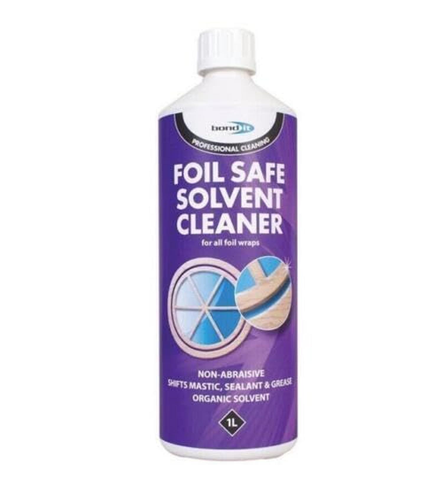 Bond It Foil Safe Solvent Cleaner Multi Use Wood Grain Coloured UPVC PVC Door Window WOODGRAIN TEXTURED FRAME CLEANING 1 Litre Restorer - Buy Online on GoSupps.com