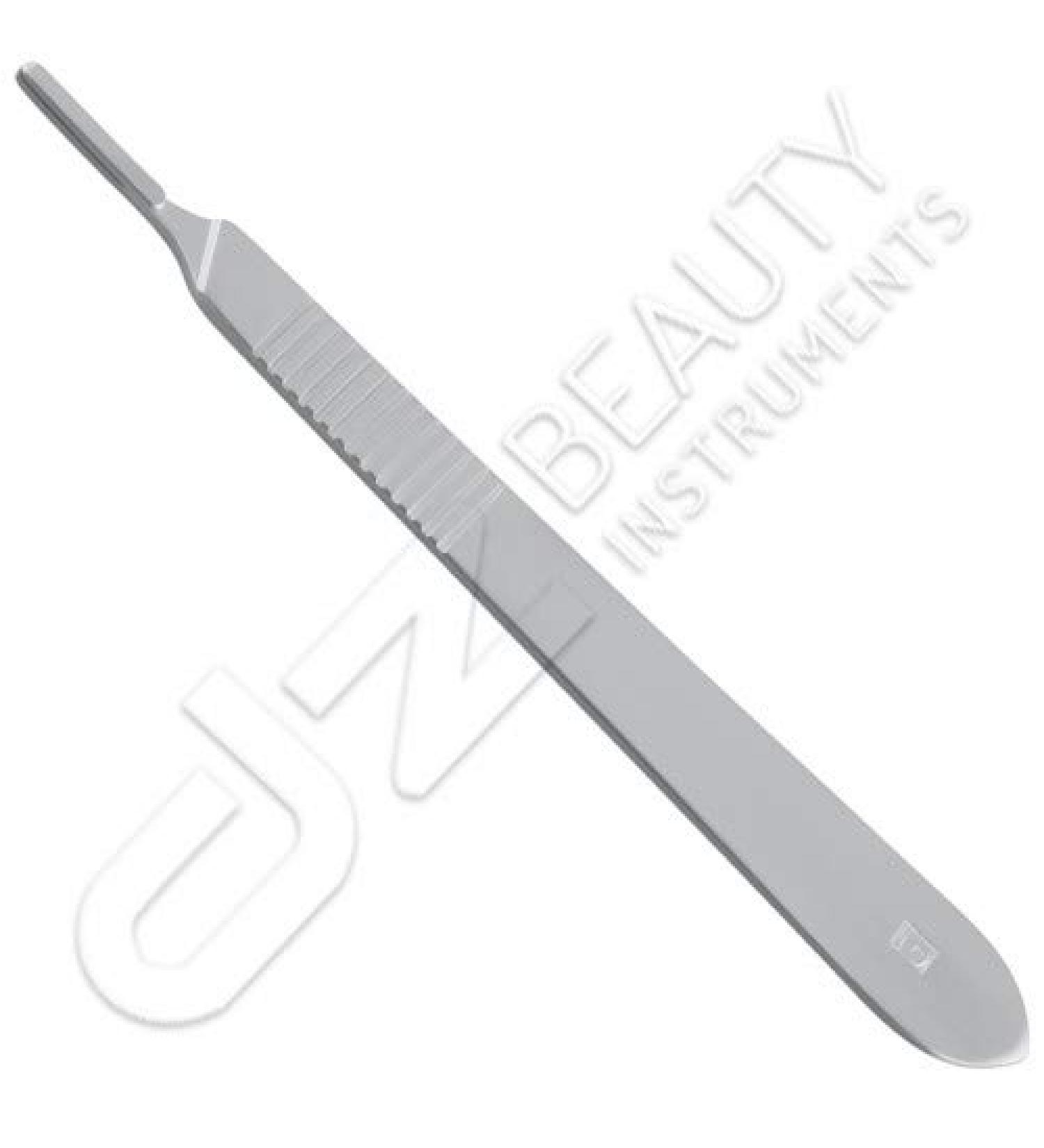 DZ Scalpel Holder No.3 with 5 Individually Sterile Blades - Stainless Steel Surgical Tool for Precision & Safety | International Shipping Available - Buy Online on GoSupps.com