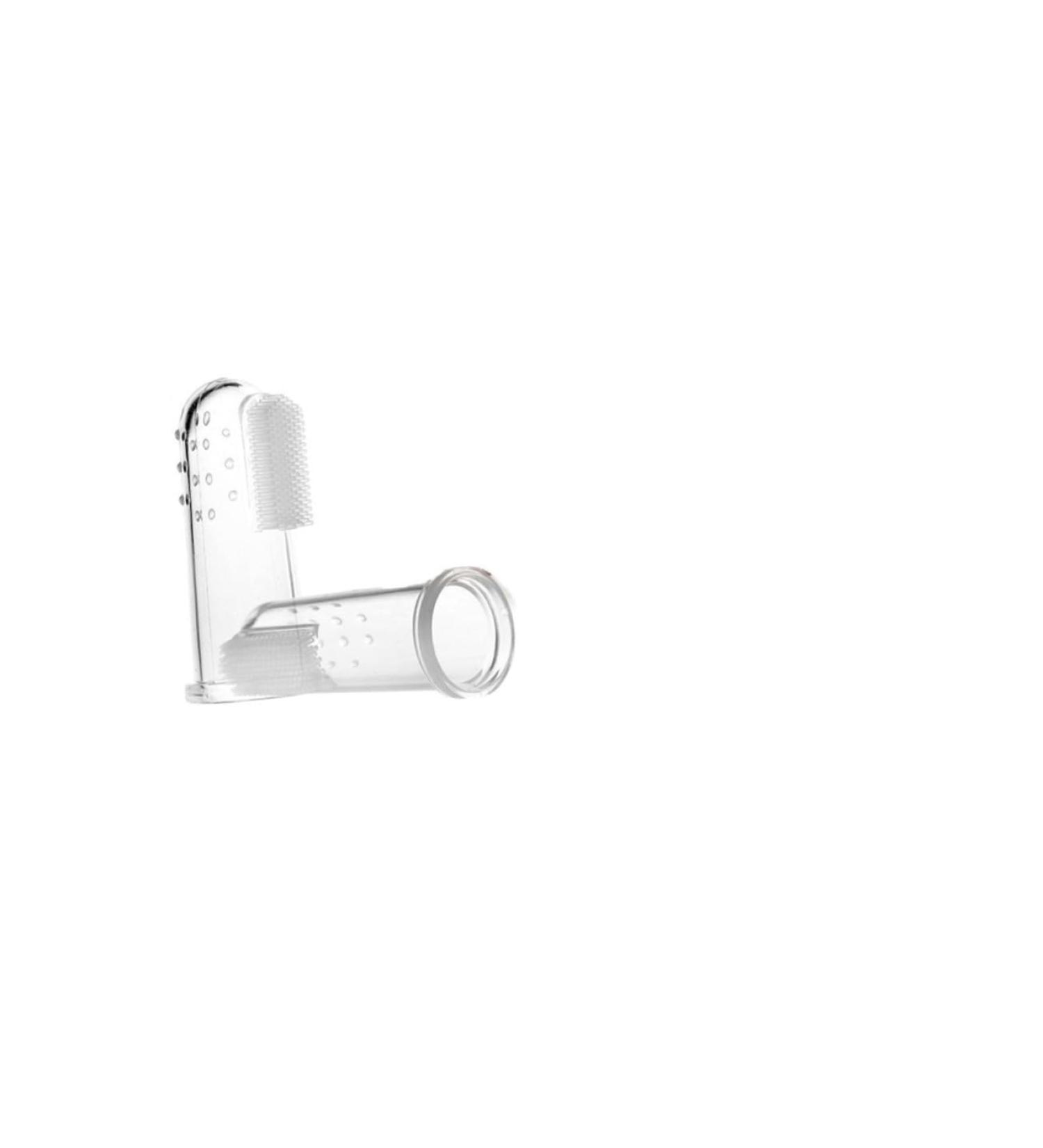 SOESFOUFU Finger Toothbrush for Toddlers - 2pcs Mouth Massager & Gentle Teething Brush | International Shipping Available - Buy Online on GoSupps.com