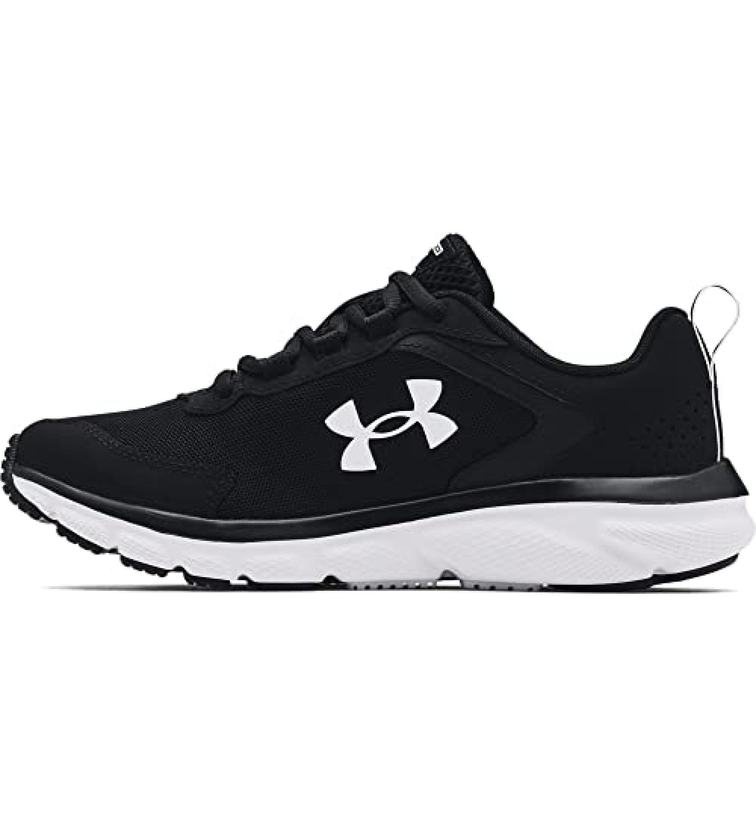 Under Armour Women's Charged Assert 9 Running Shoe - Black/White - Size 8 - Buy Online on GoSupps.com