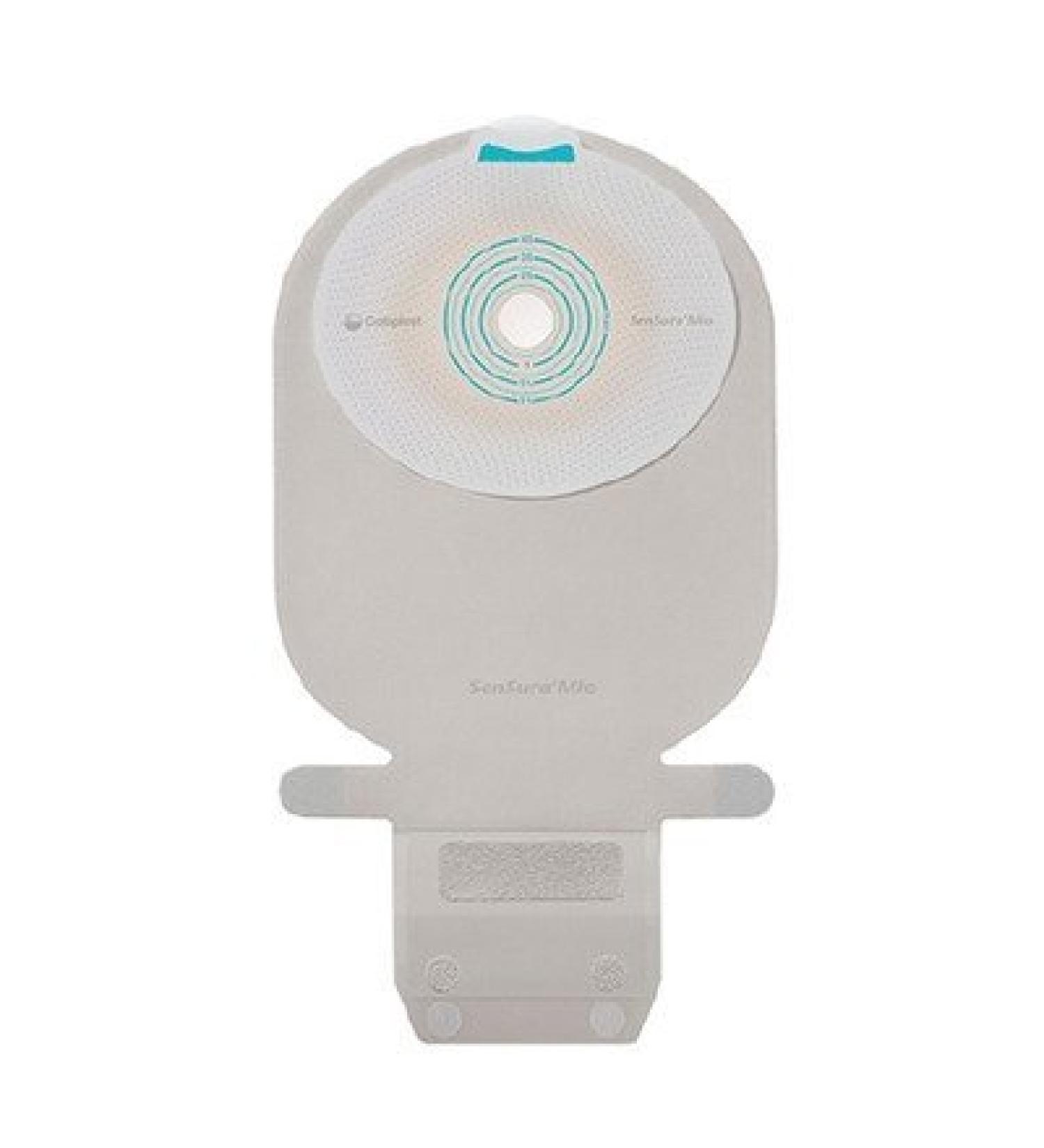 Coloplast 39154900 Ostomy Pouch Sensura Mio Easiclose One-piece System 3/8 To 2-1/8 Inch Stoma Drainable Trim To Fit 10489 Box Of 10