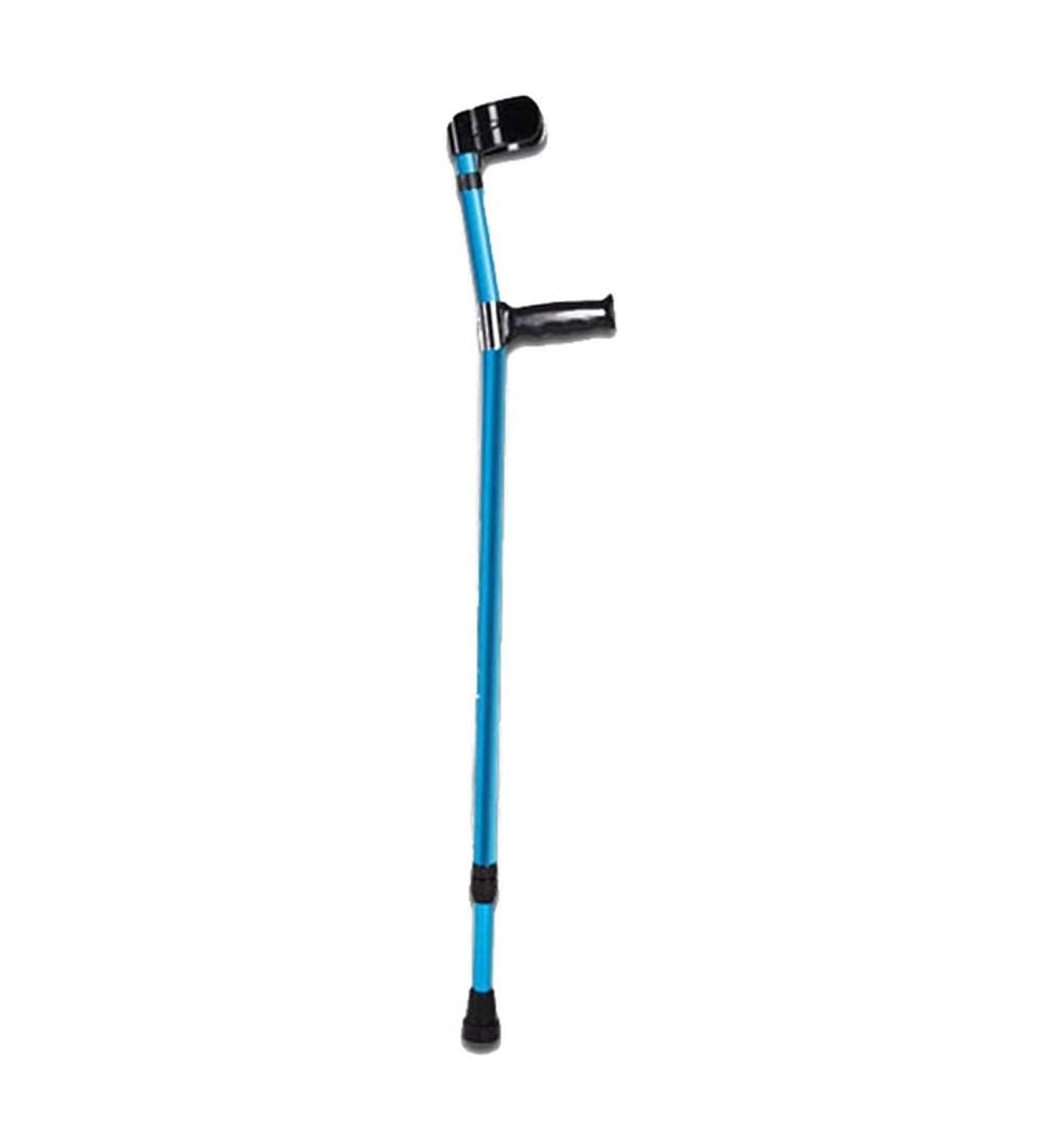 Crutches Walking Sticks Elbow Crutches Comfortable Handle Pads Cover Walking Stick Adjustable Comfortable Adults Kids Women Men Health Care Warm life (blue2 84) Selfless dedication Blue1 84 - Buy Online on GoSupps.com