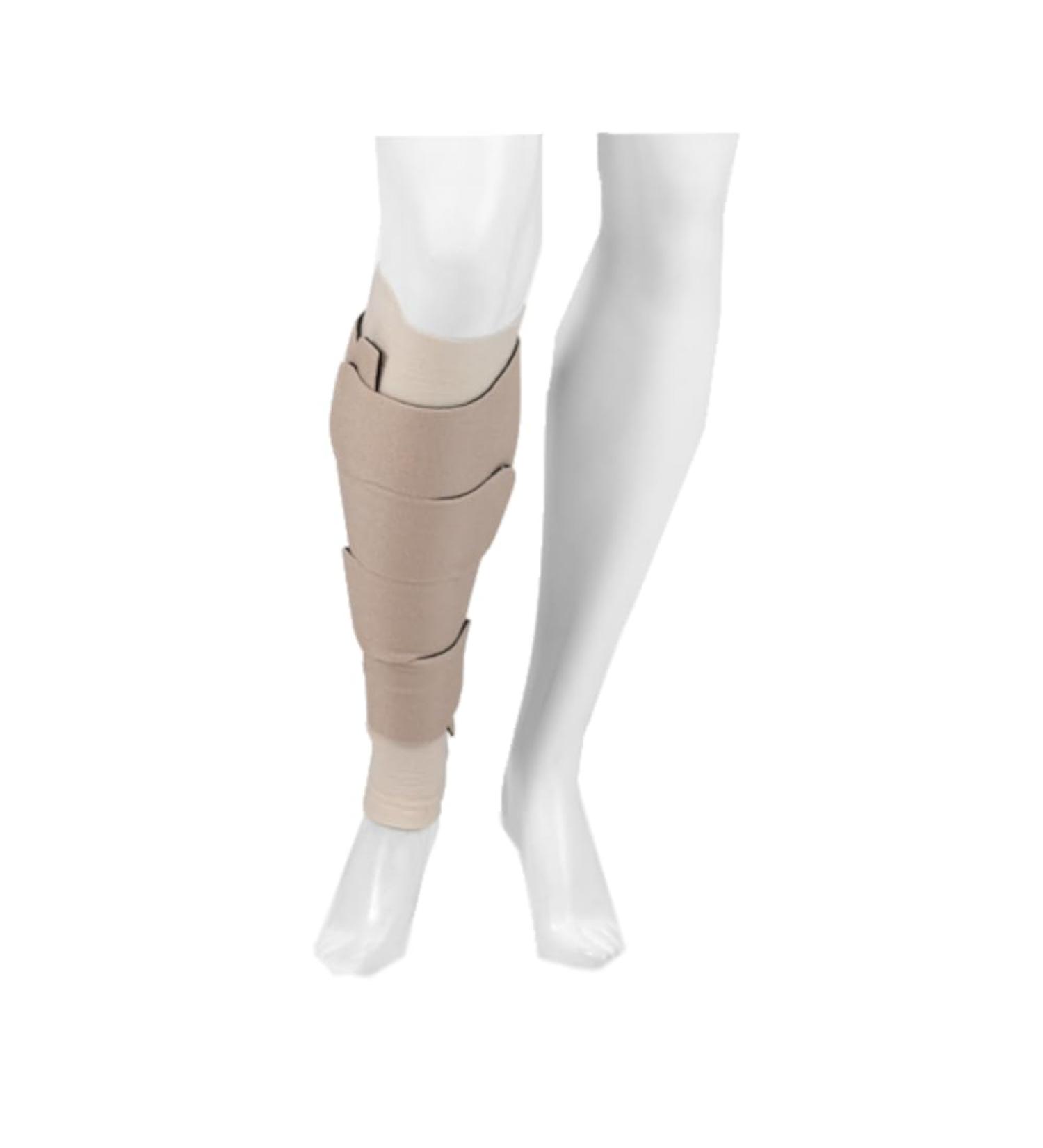 Juzo Reversible Calf Compression Wrap 30-60mmHg - Versatile Support in Beige Size L | International Shipping - Buy Online on GoSupps.com