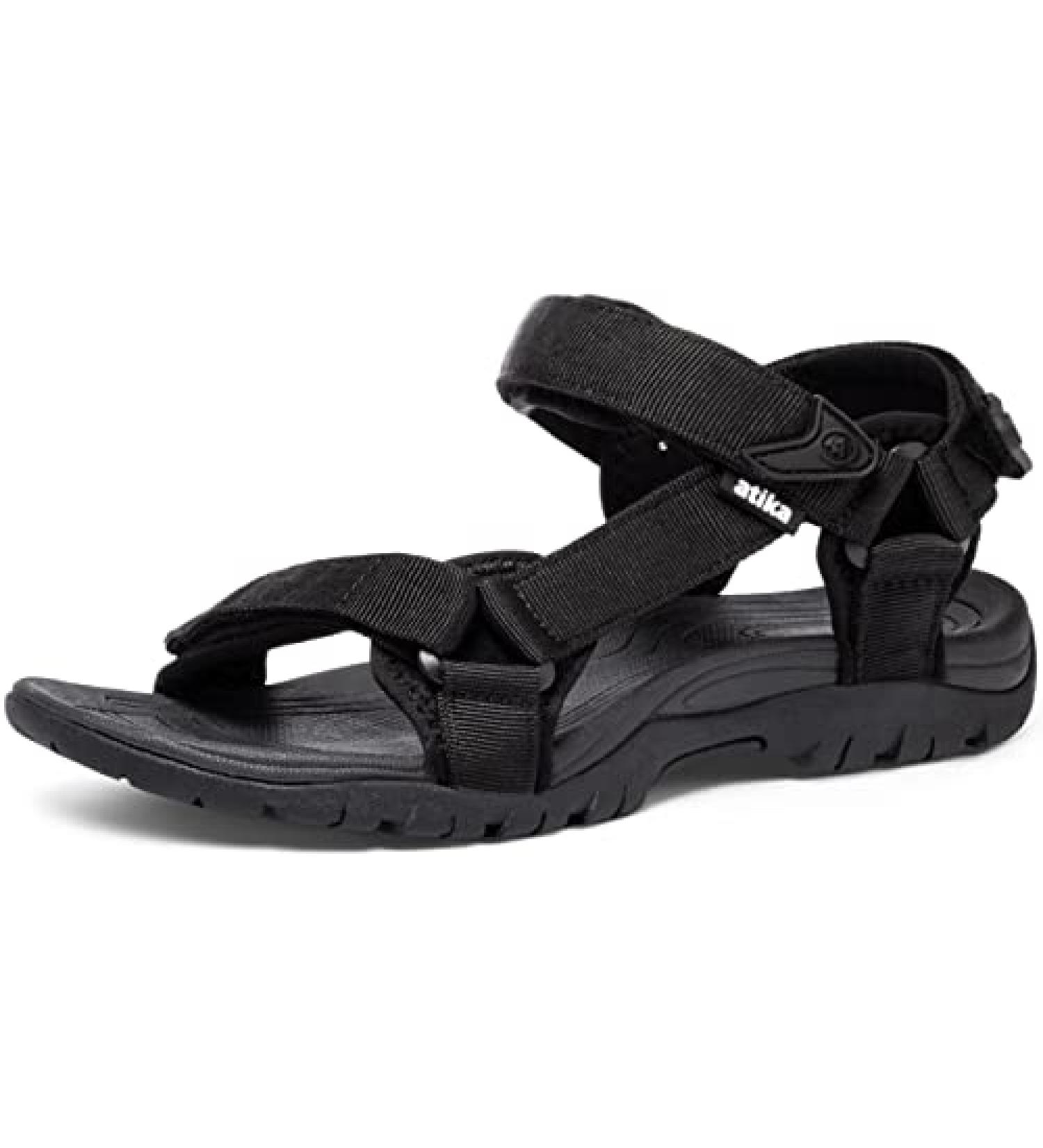 Atika Women's Outdoor Hiking Sandals - Maya 2 Black, Size 8 | Comfortable Sport Sandals for Summer Adventures - Buy Online on GoSupps.com