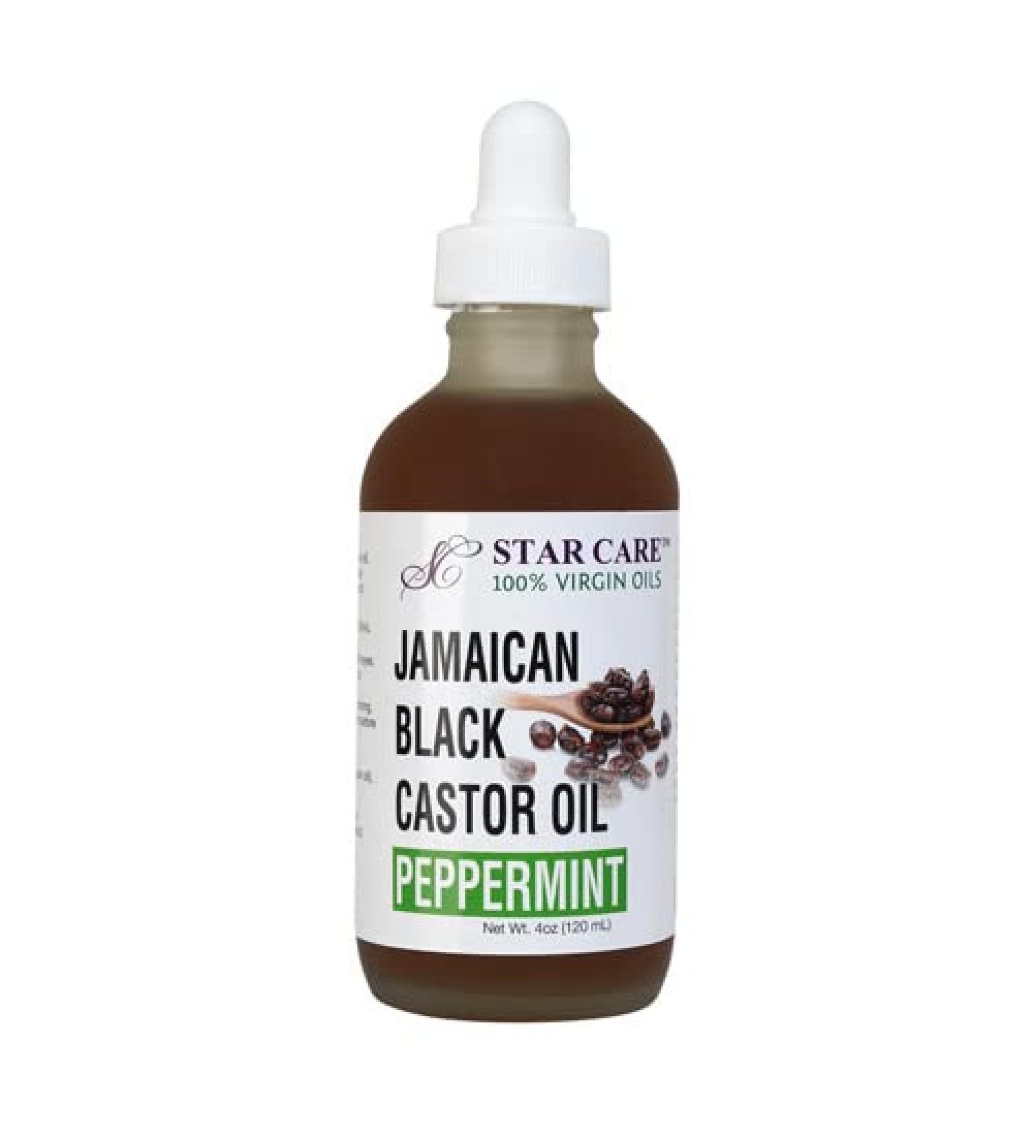 100% Virgin Jamaican Black Castor Oil 4oz (Peppermint) - Premium Quality & International Shipping - Buy Online on GoSupps.com