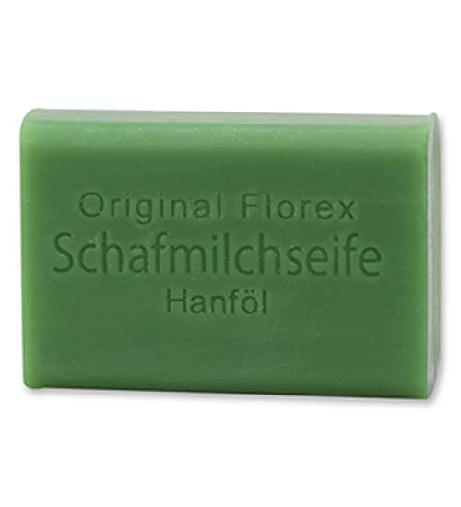 Florex Florex Sheep's Milk Soap - Hemp Oil - Intensely Moisturizing with Hemp Oil - Mild Fragrance - 100g