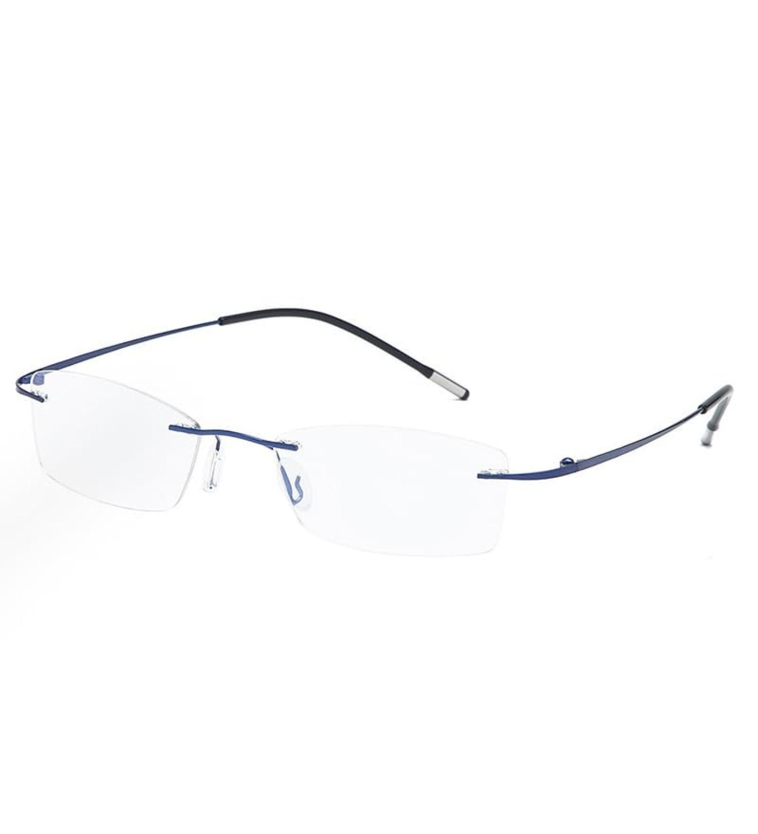 Fuqinqingoz Borderless Reading Glasses - Classic Anti-Blue Light Glare-Free Computer Readers for Presbyopia - Color C7 Size +0.00 - Buy Online on GoSupps.com