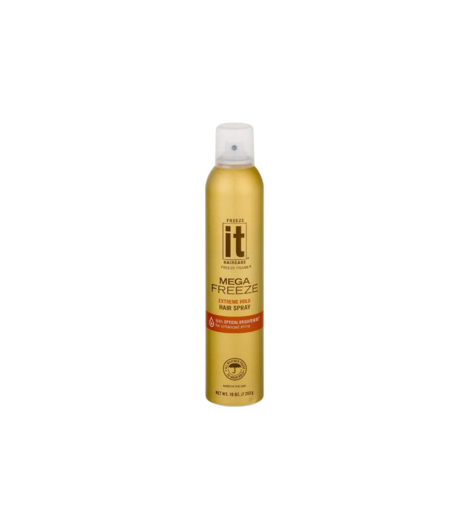 F'reeze IT Mega Freeze Hair Spray Extreme Hold 10 oz (1 Count) - Buy Online on GoSupps.com