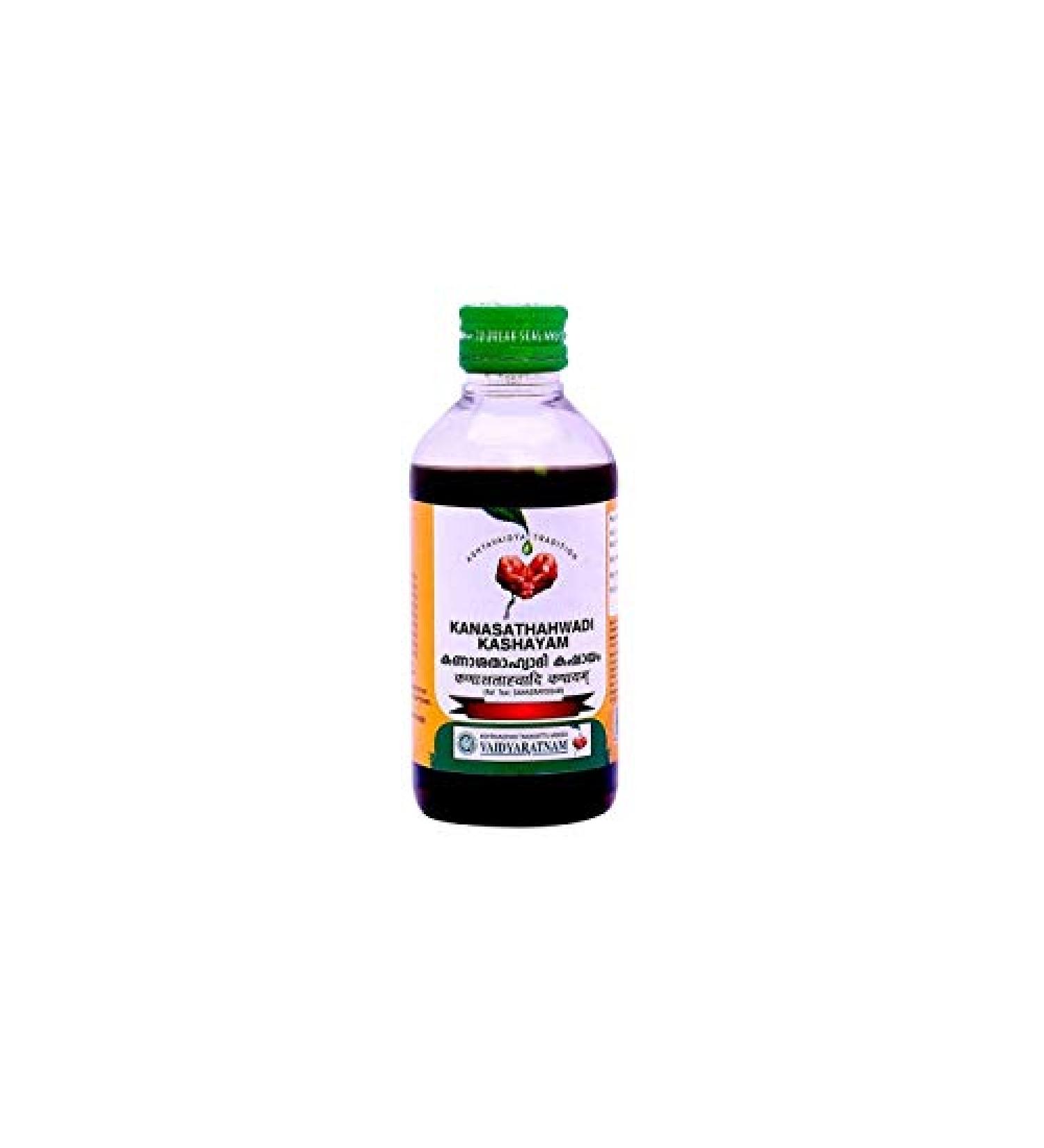 Pack of 2 Vaidyaratnam Oushadhasala Kanasathahwadi Kashayam (200 ml) – by Venus.Exports