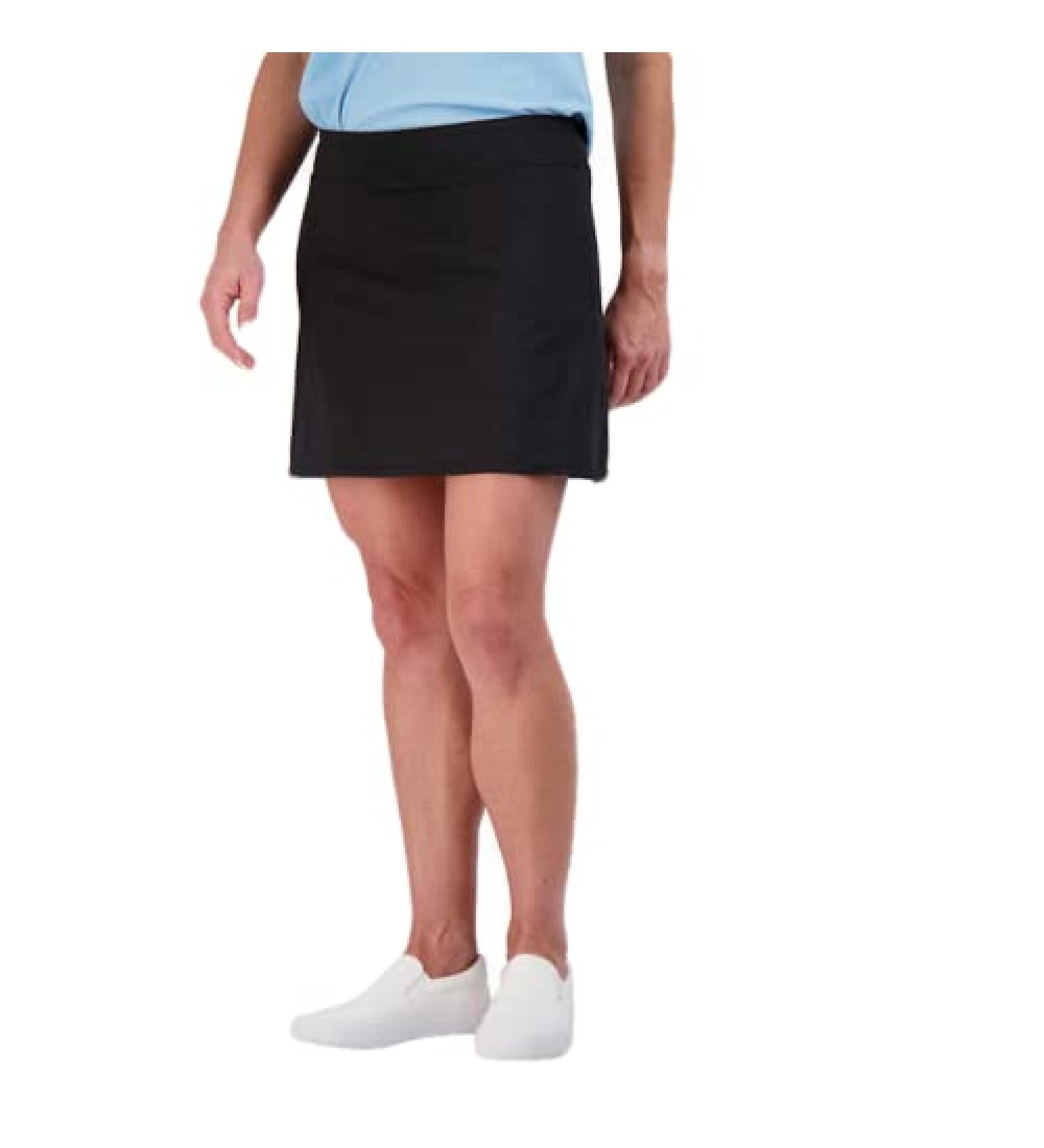 Colorado Clothing Tranquility Women's Everyday Casual Skirt | Gym/Golf/Tennis/Activewear/Athletic Short Skort Black Medium