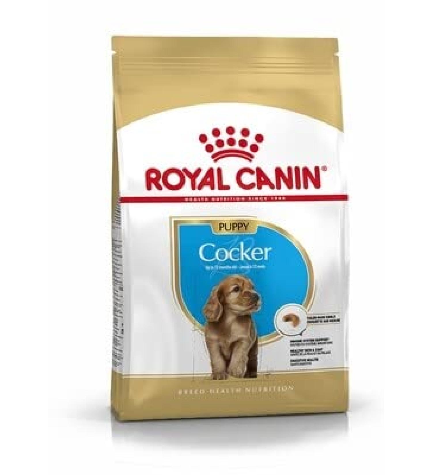 Royal Canin Cocker Puppy Food 3kg - Buy Online on GoSupps.com