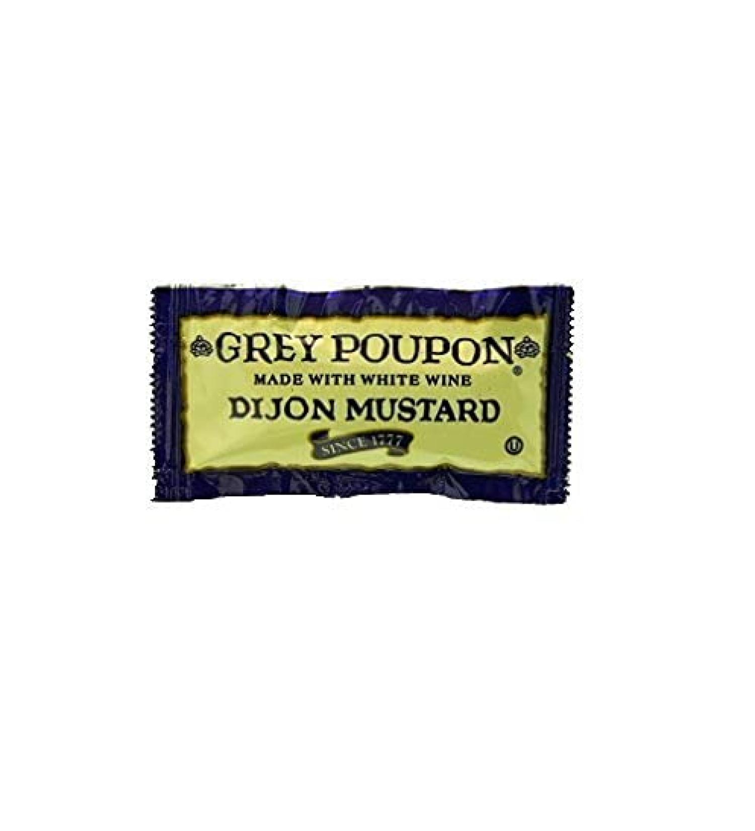 Grey Poupon Dijon Mustard Packets - .25 oz. (Pack of 50)