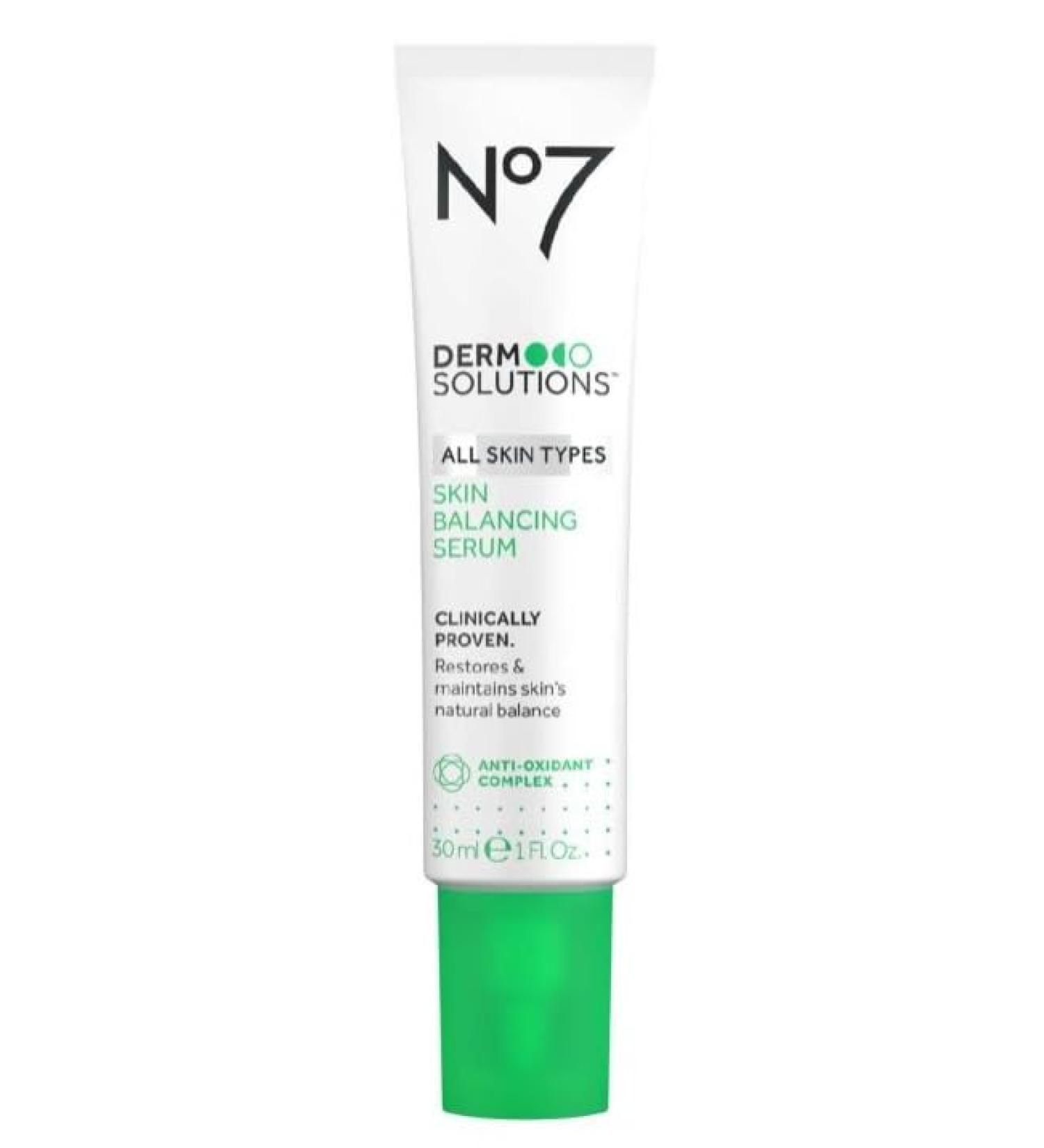Boots No7 Derm Solutions Skin Balancing Serum Suitable for All Skin Types 30ml