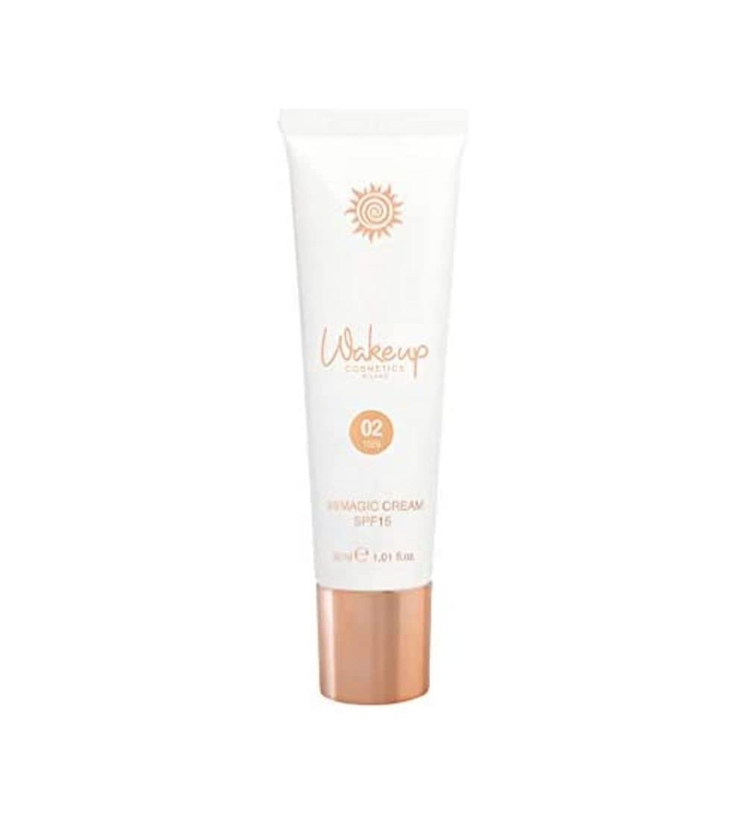 Wakeup Cosmetics BB Magic Cream SPF15 - Natural Radiant Finish Complexion Perfector Color 02 Medium | International Shipping Available - Buy Online on GoSupps.com