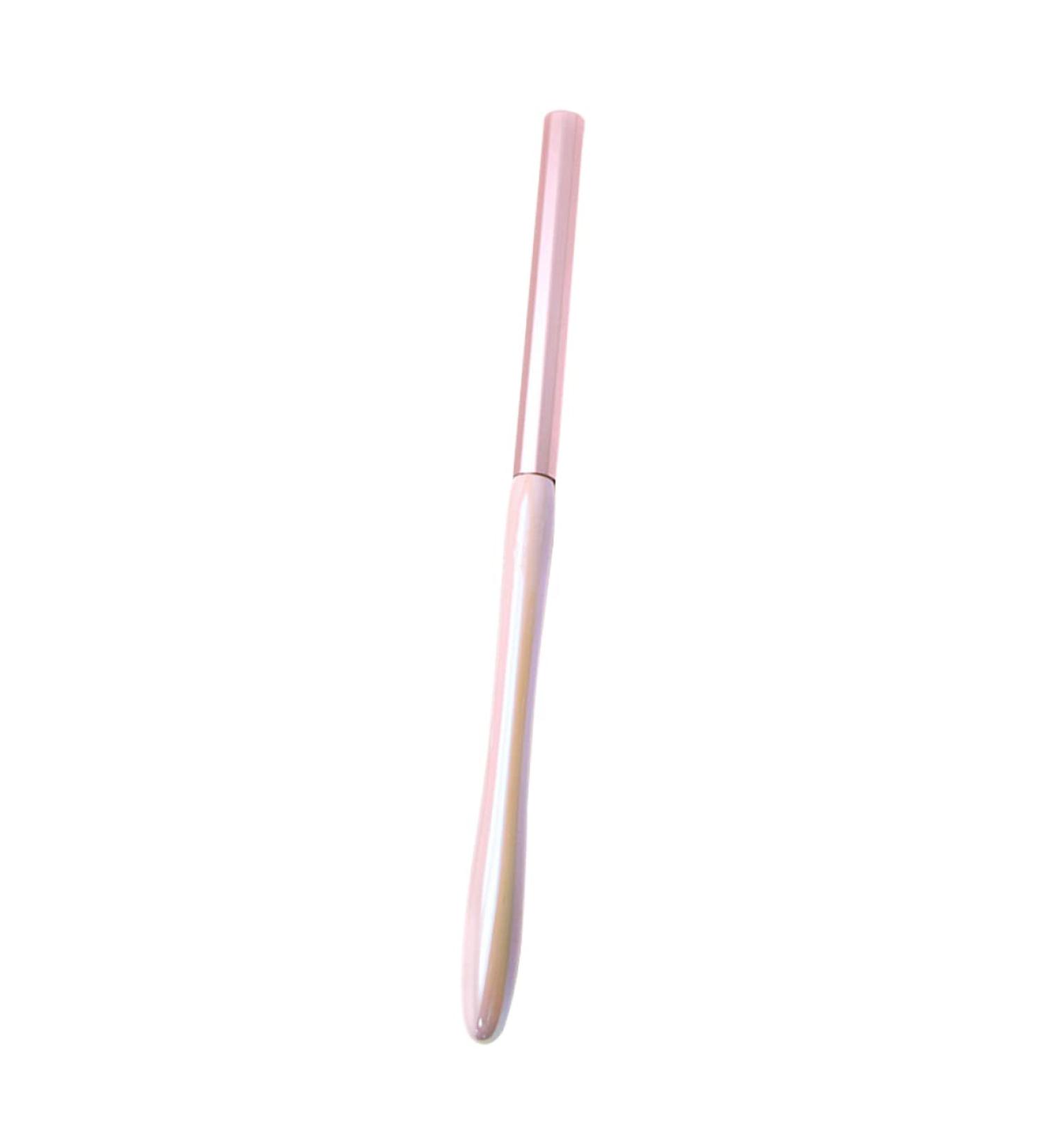 minkissy DIY nail painting pens drawing Pearl nail art zinc alloy nail liner nail brush Manicure tools very fine fine brush Pull pen painting pen 18.7X0.7X0.7CM Pink 1 - Buy Online on GoSupps.com