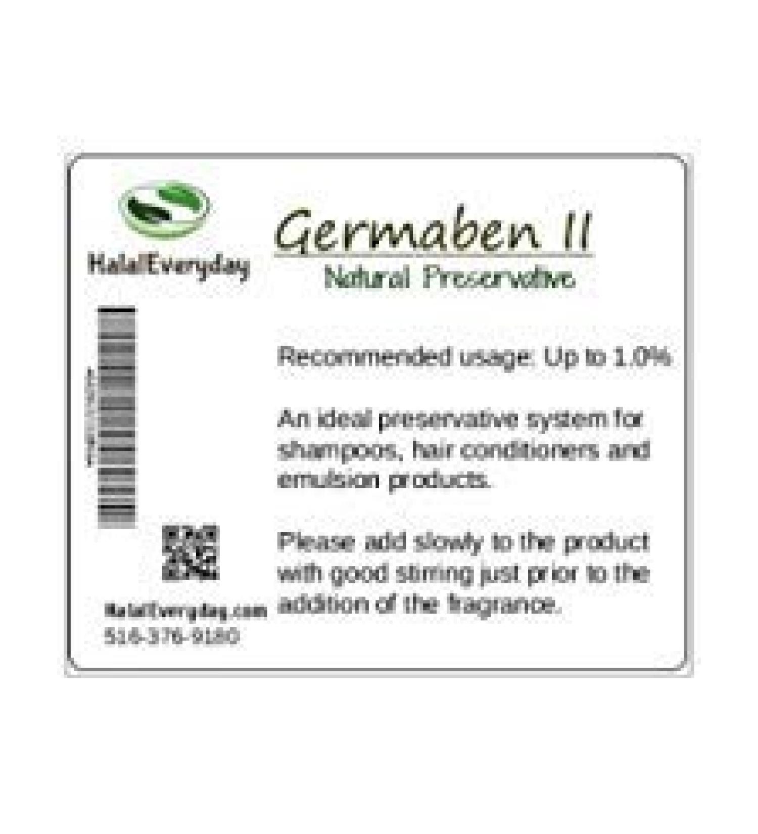 Germaben II 4 Oz - Natural Preservative - Great for Preservation of Personal Care Products - Ready to-use Complete Preservative System with a Broad Spectrum of Activity