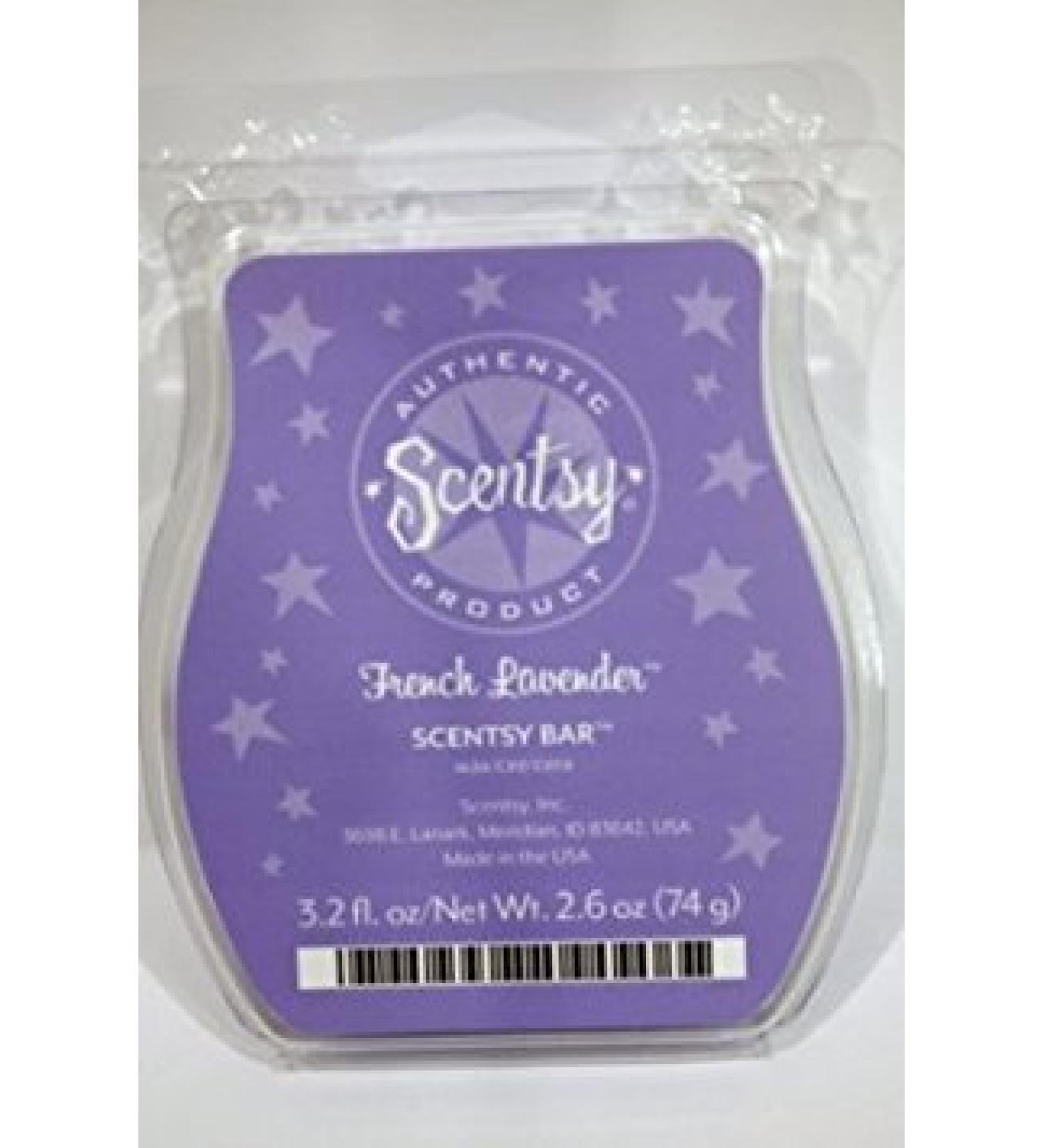 Scentsy French Lavender Bar Wickless Candle Tart Warmer Wax 3.2 Fl Oz 8 Squares