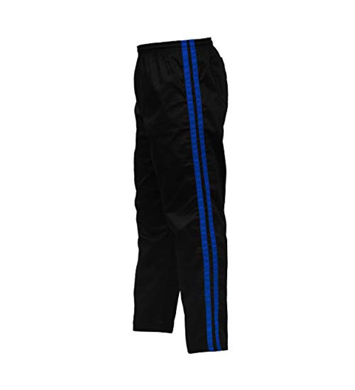Ultimate Martial Arts Striped Karate Pants - Blue 5 - Cotton/Polyester Blend - Kids/Adults Unisex - Buy Online on GoSupps.com