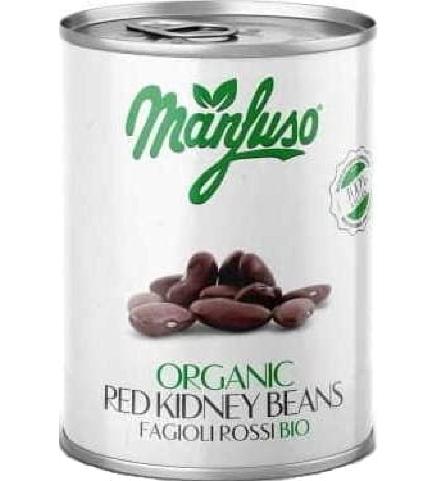 Red kidney beans in brine ORGANIC 400 g Manfuso