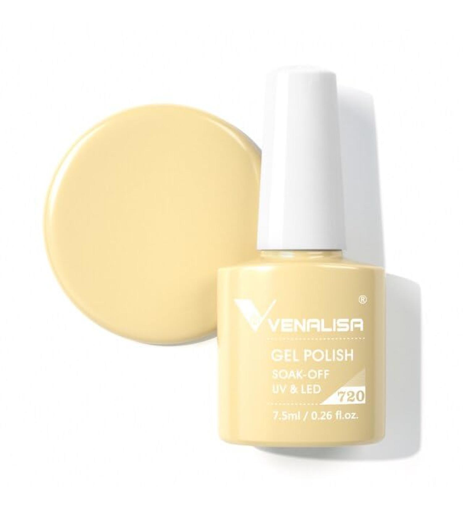 VIP4 7.5ml Gel Nail Polish Hema Free Full Coverage Beautiful Semi Permanent Soak Off UV LED Gel Nail Polish Gel Lacquer - (Color: 720) - Buy Online on GoSupps.com